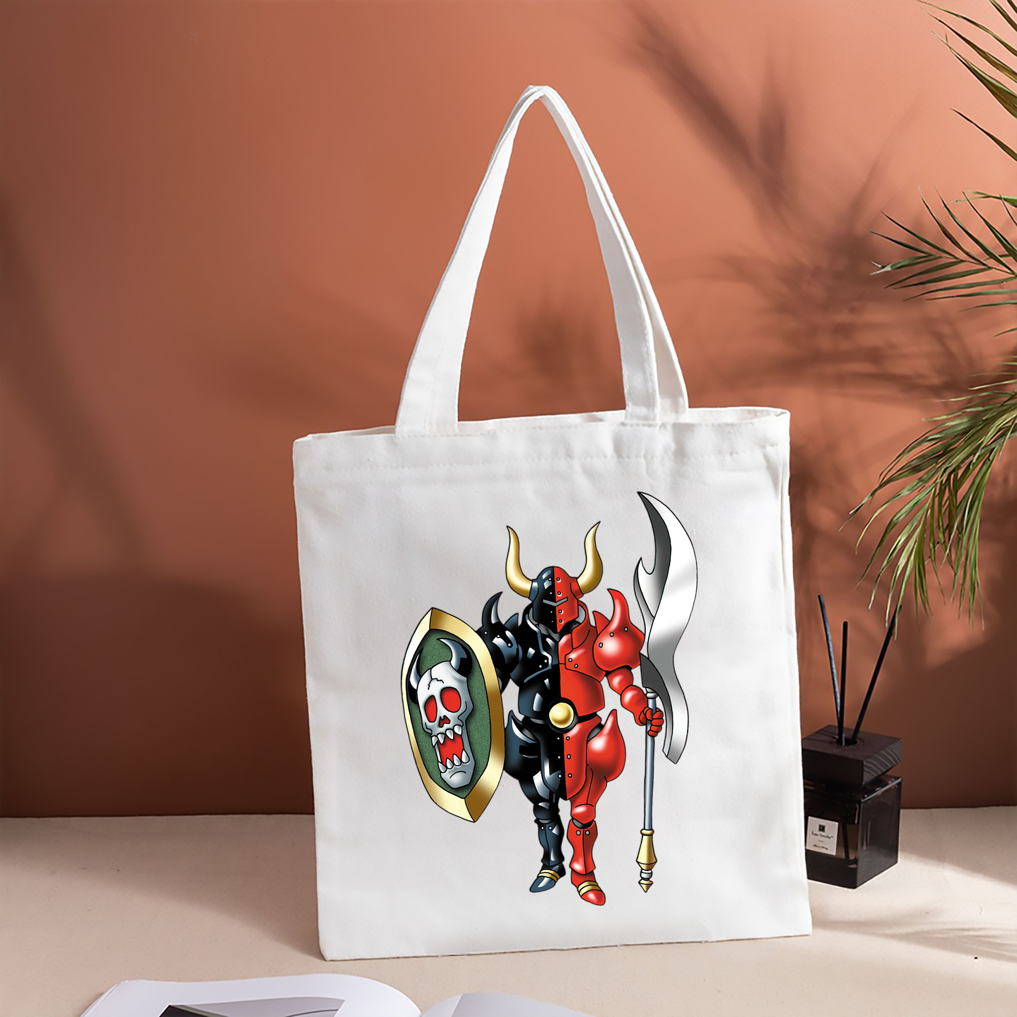 ドラゴンクエスト Doragon Kuesuto Dragon Quest 縦型キャンバス生地手提げバッグ　トートバッグ