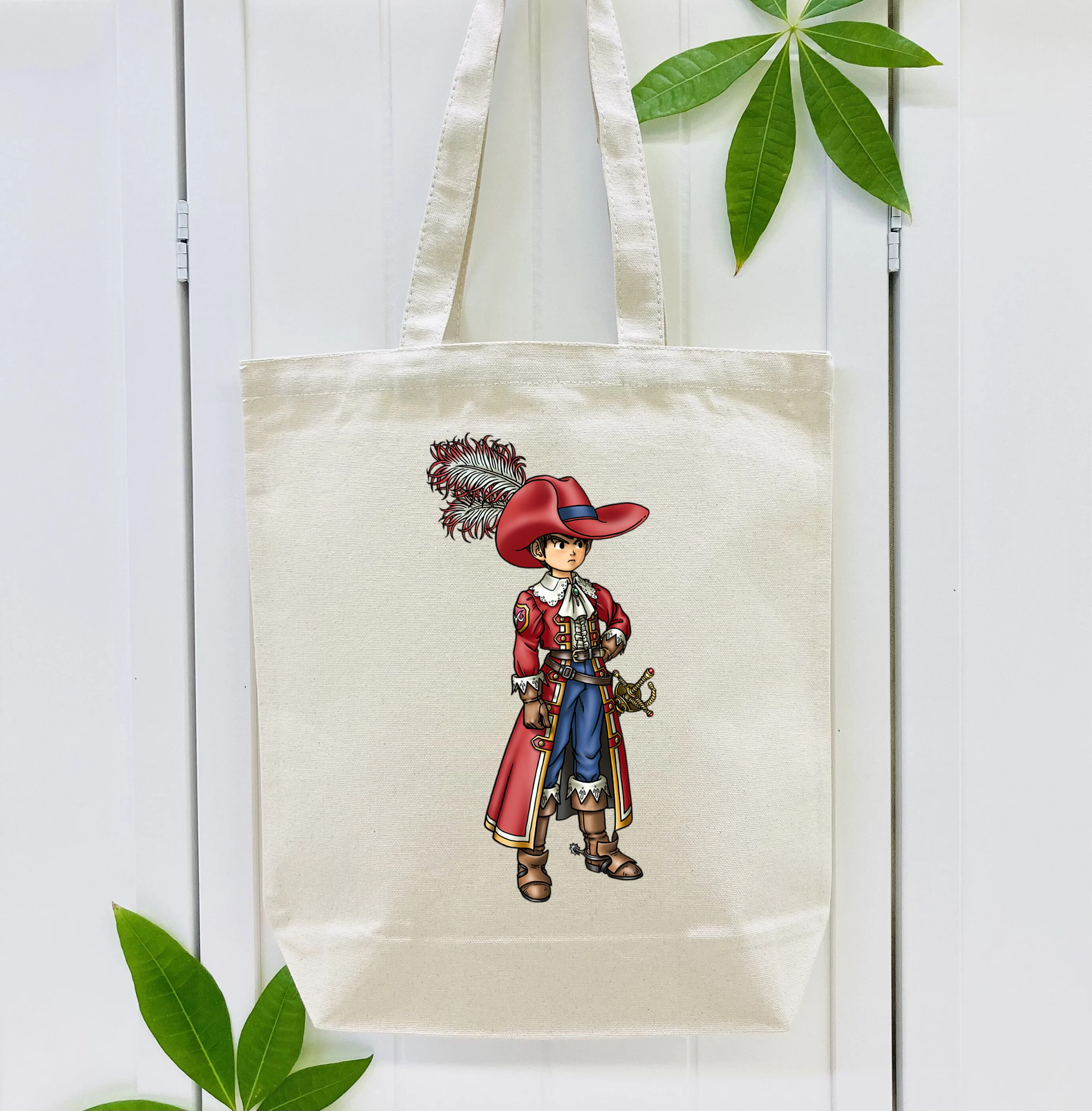 ドラゴンクエスト Doragon Kuesuto Dragon Quest 縦型キャンバス生地手提げバッグ　トートバッグ