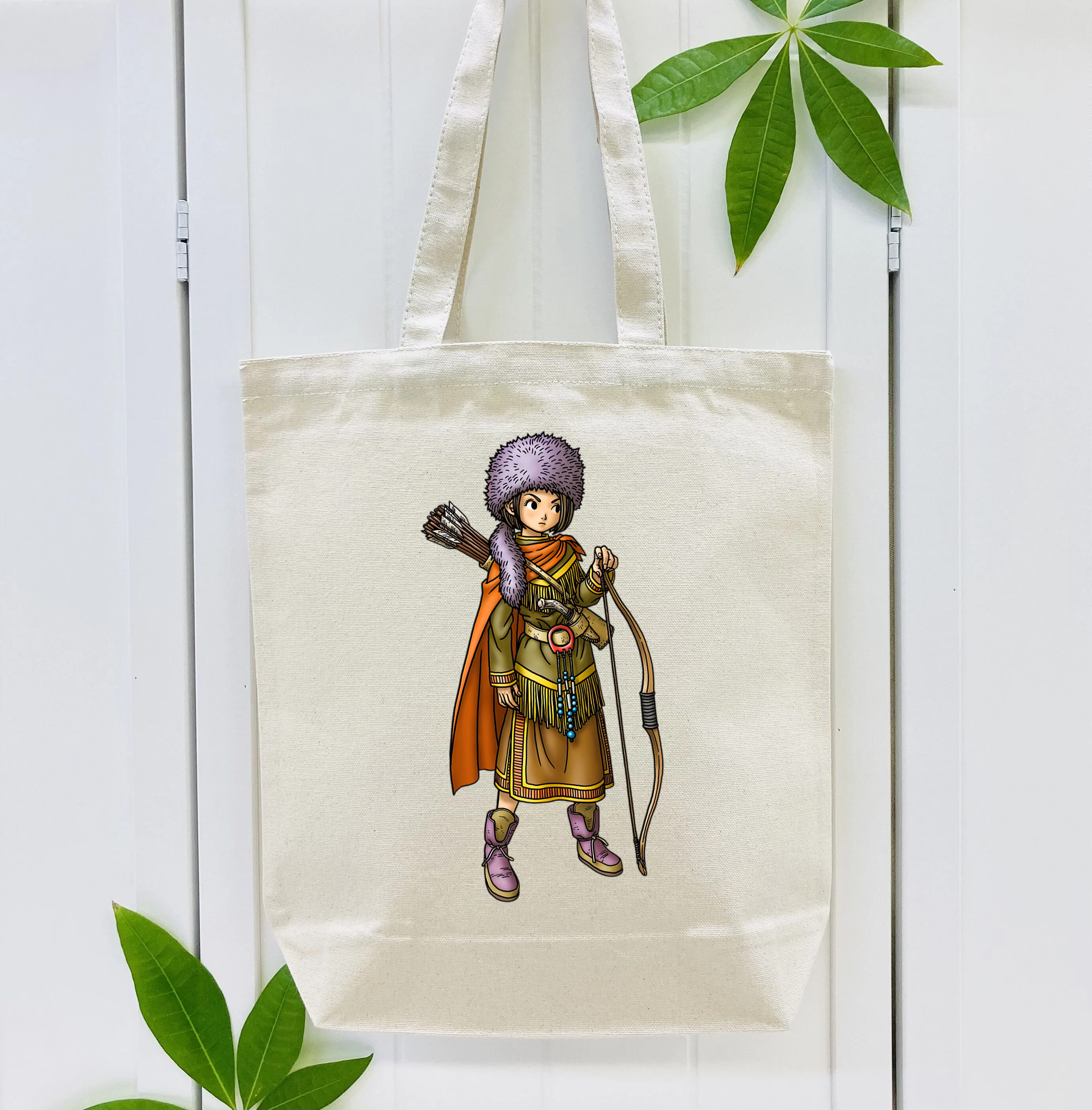 ドラゴンクエスト Doragon Kuesuto Dragon Quest 縦型キャンバス生地手提げバッグ　トートバッグ