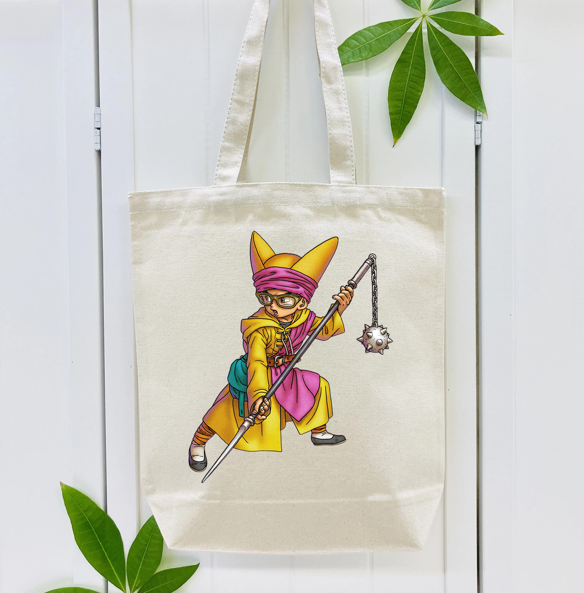 ドラゴンクエスト Doragon Kuesuto Dragon Quest 縦型キャンバス生地手提げバッグ　トートバッグ