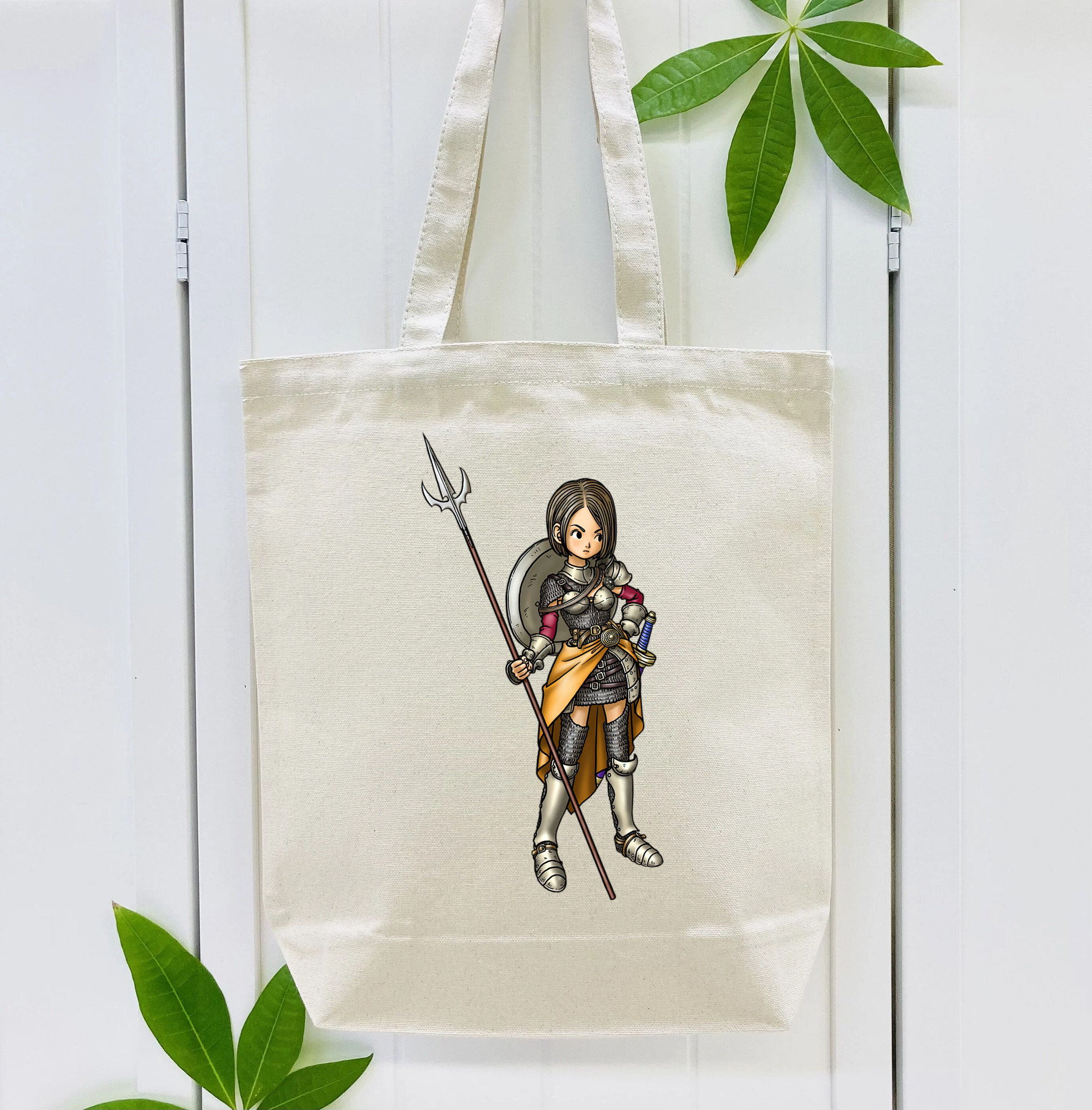 ドラゴンクエスト Doragon Kuesuto Dragon Quest 縦型キャンバス生地手提げバッグ　トートバッグ