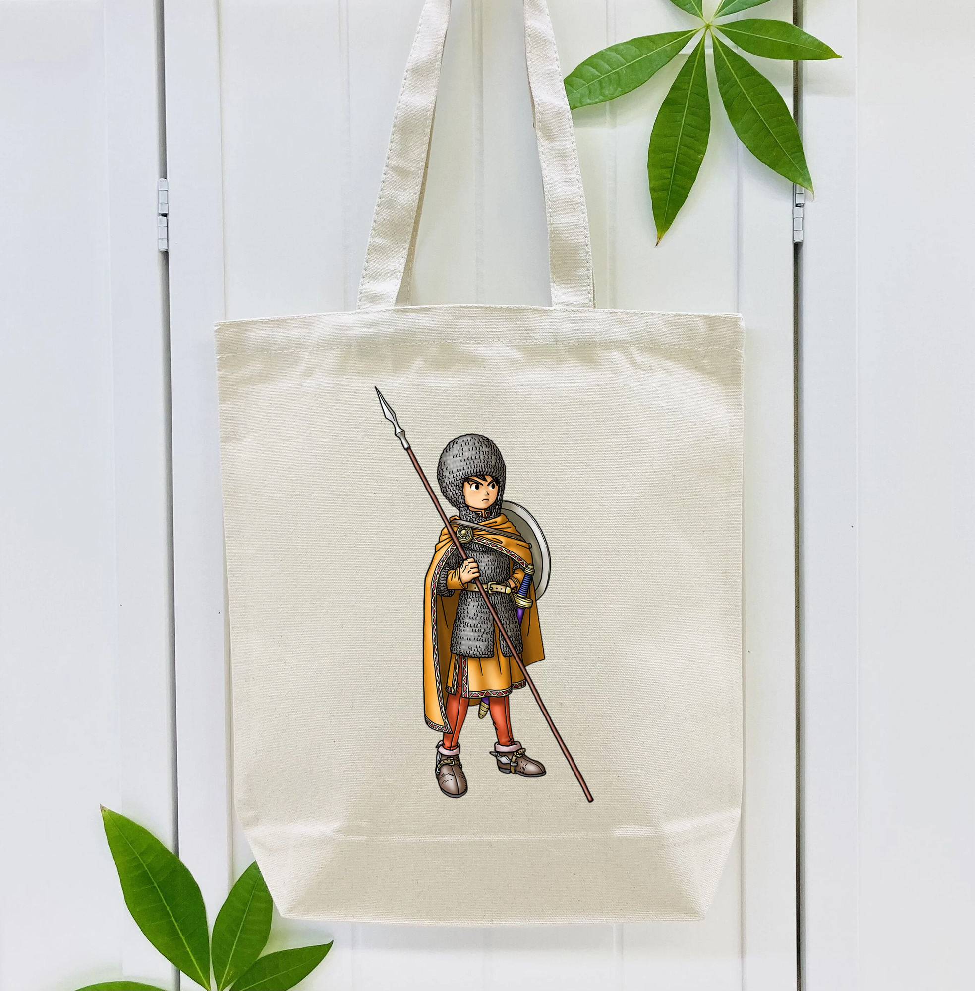 ドラゴンクエスト Doragon Kuesuto Dragon Quest 縦型キャンバス生地手提げバッグ　トートバッグ