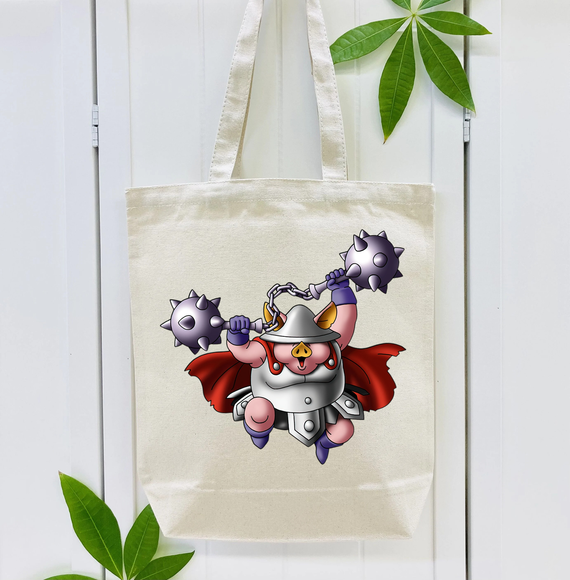 ドラゴンクエスト Doragon Kuesuto Dragon Quest 縦型キャンバス生地手提げバッグ　トートバッグ