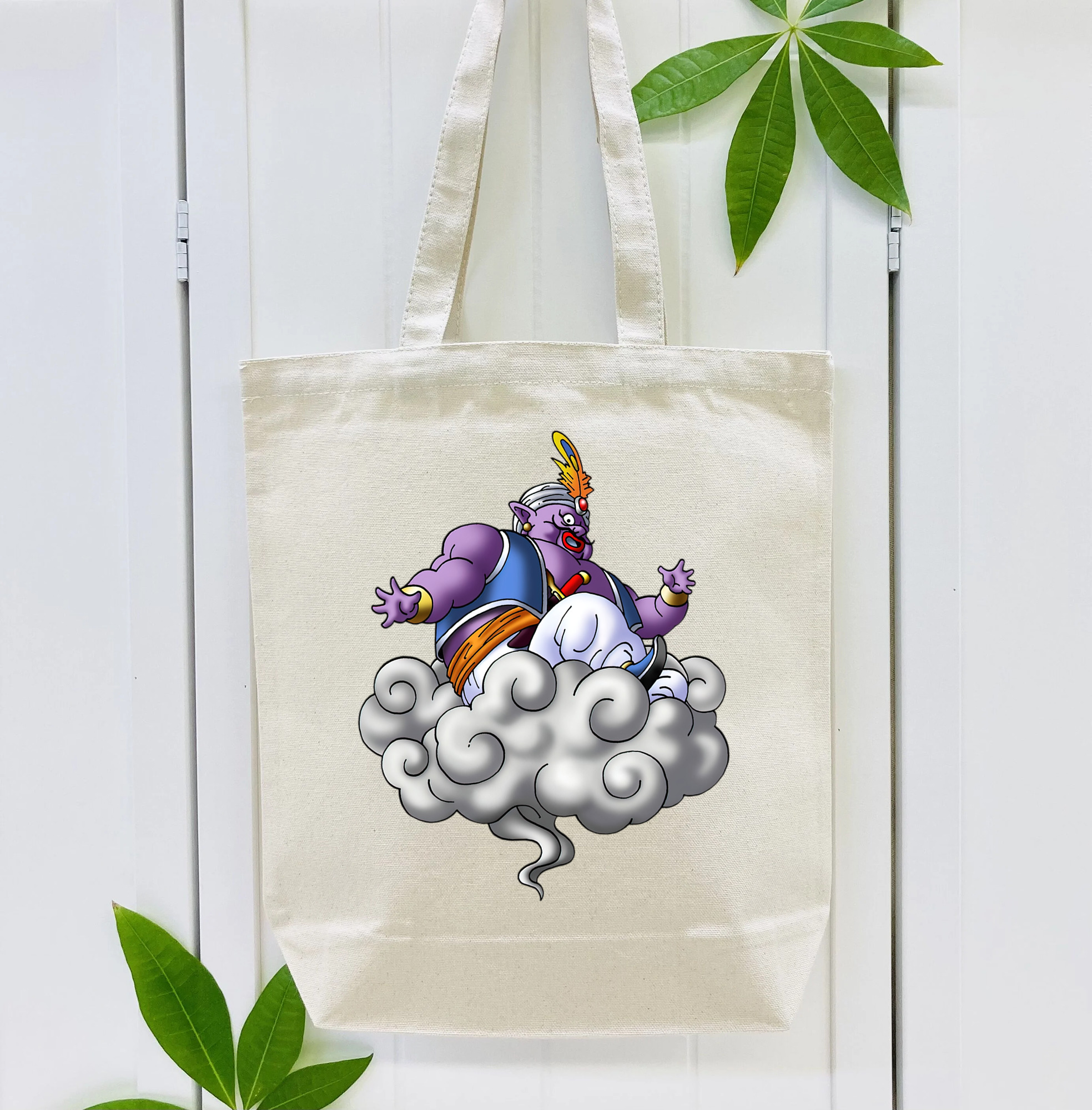 ドラゴンクエスト Doragon Kuesuto Dragon Quest 縦型キャンバス生地手提げバッグ　トートバッグ
