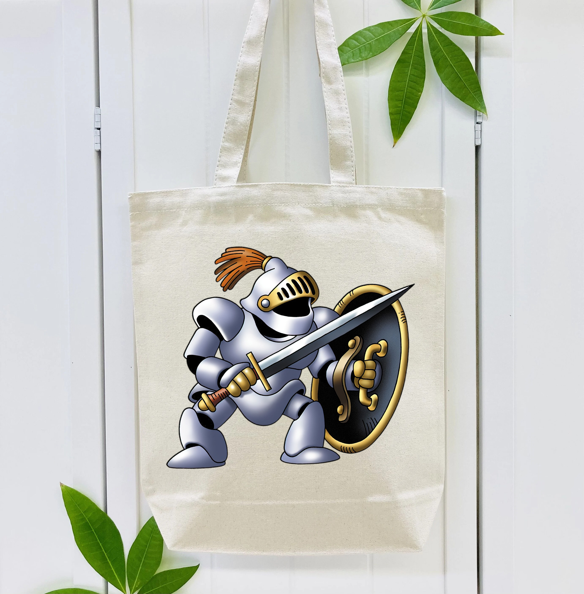 ドラゴンクエスト Doragon Kuesuto Dragon Quest 縦型キャンバス生地手提げバッグ　トートバッグ