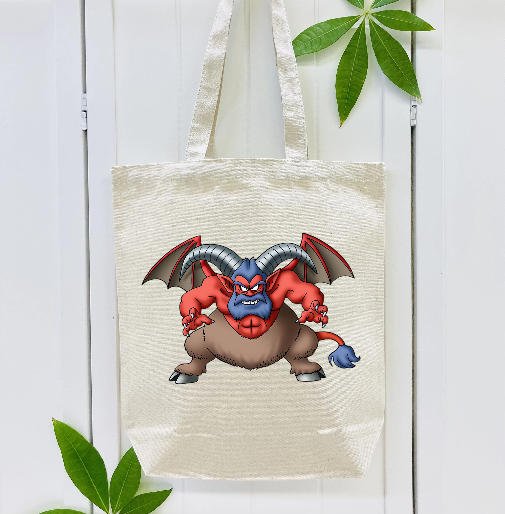 ドラゴンクエスト Doragon Kuesuto Dragon Quest 縦型キャンバス生地手提げバッグ　トートバッグ