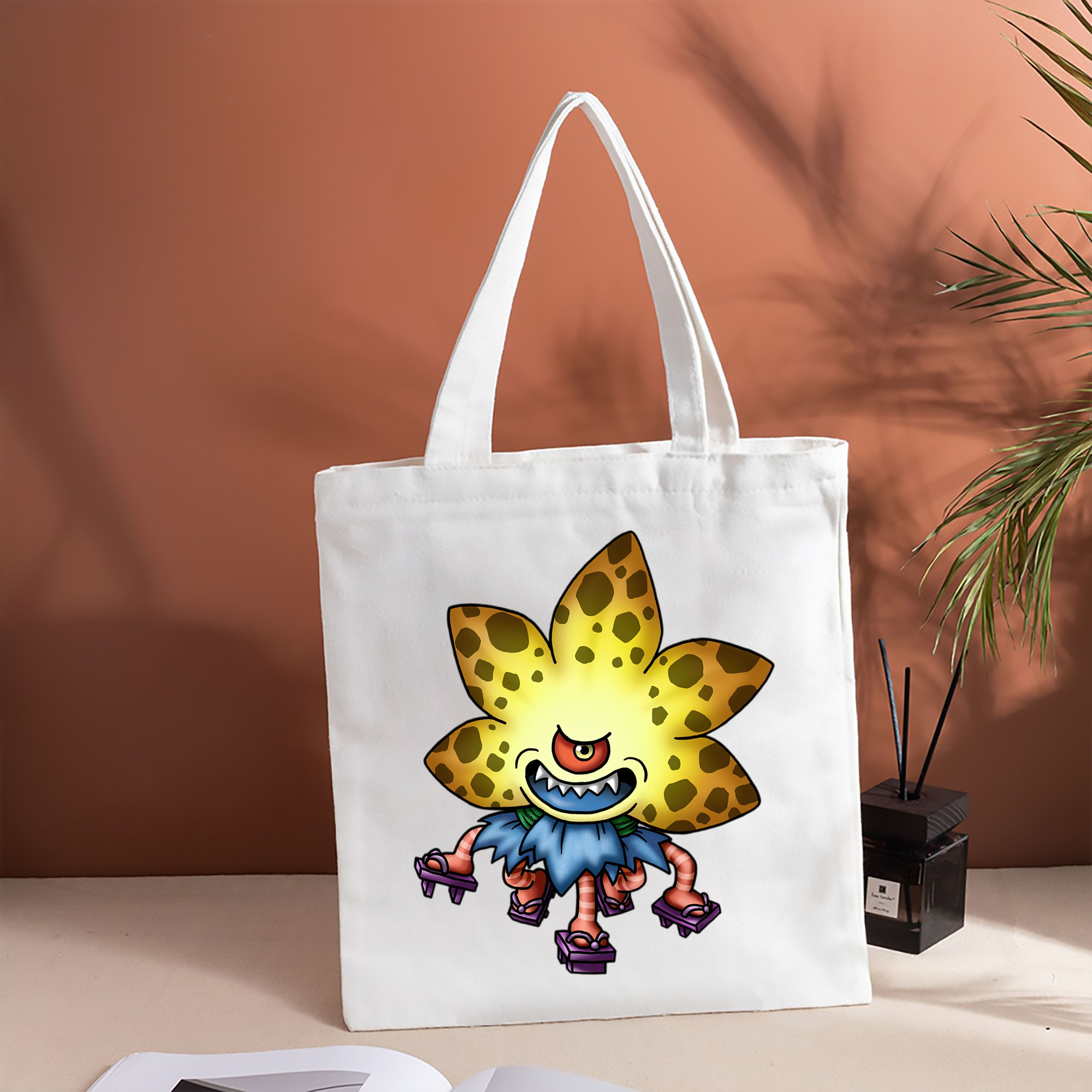 ドラゴンクエスト Doragon Kuesuto Dragon Quest 縦型キャンバス生地手提げバッグ　トートバッグ