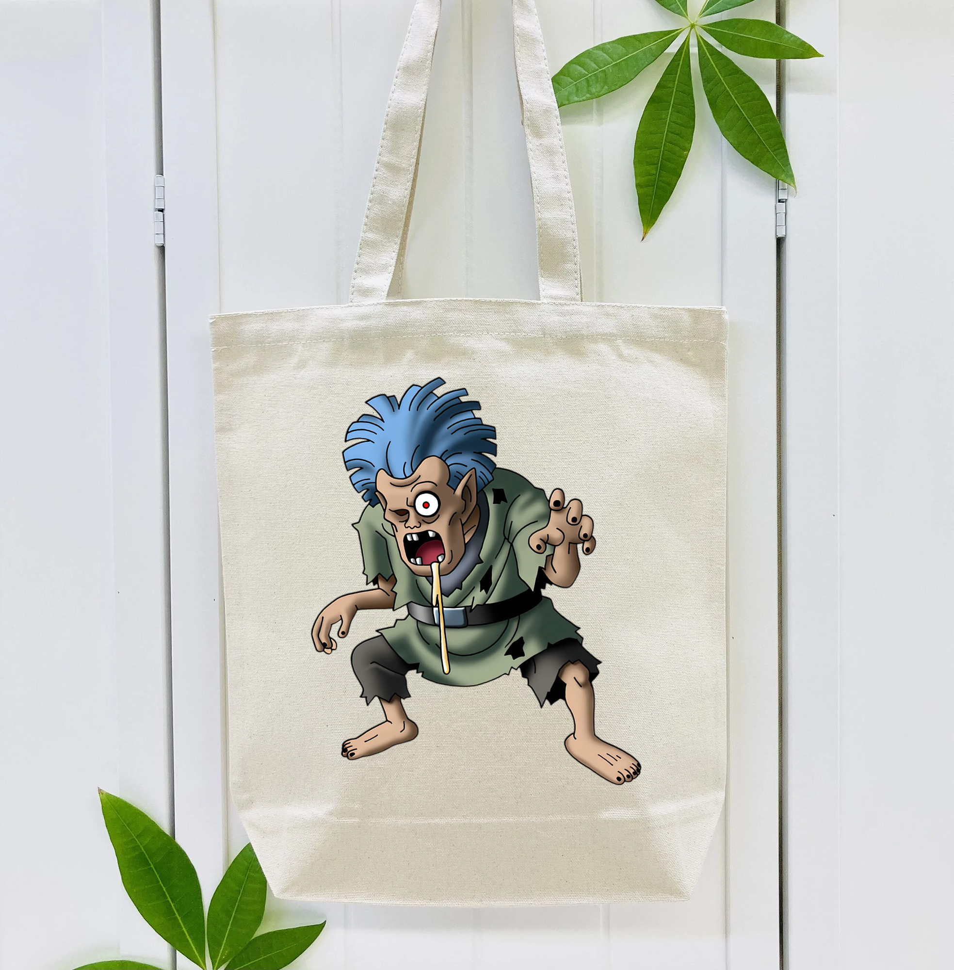ドラゴンクエスト Doragon Kuesuto Dragon Quest 縦型キャンバス生地手提げバッグ　トートバッグ