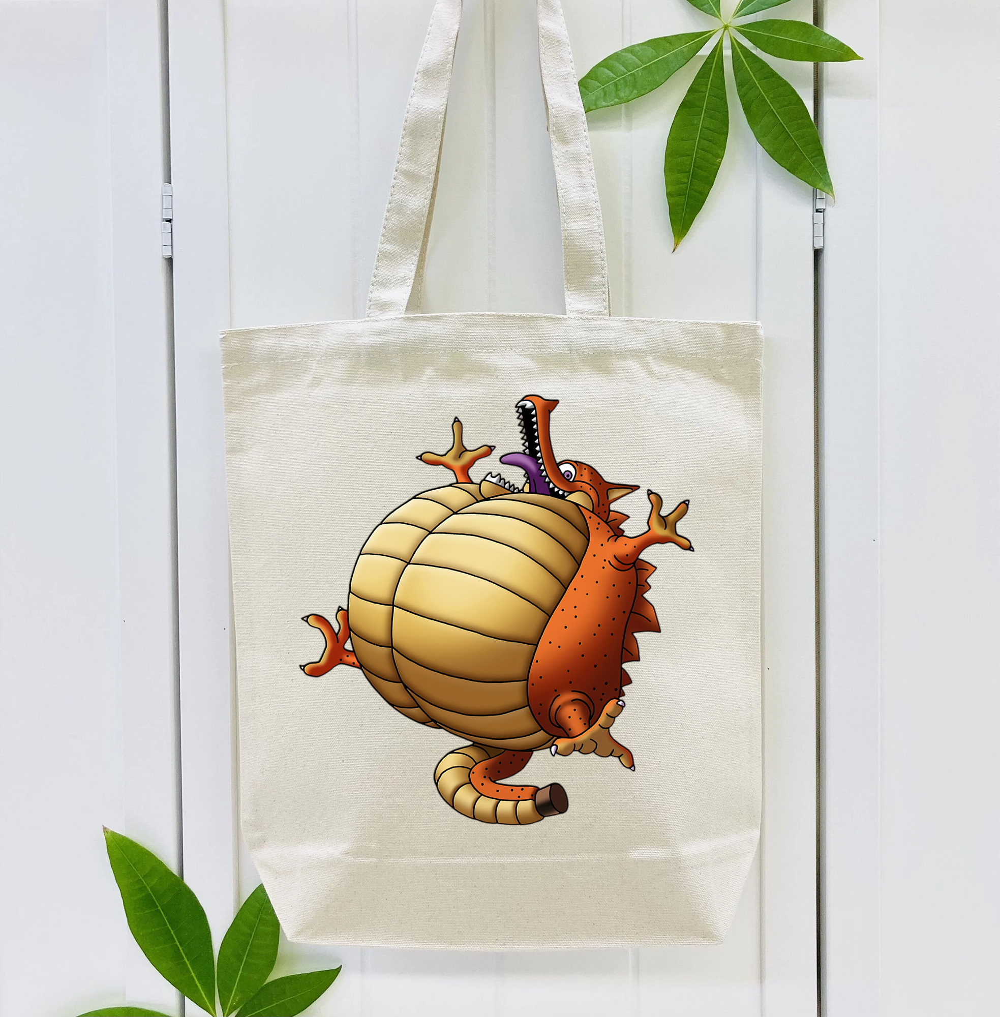 ドラゴンクエスト Doragon Kuesuto Dragon Quest 縦型キャンバス生地手提げバッグ　トートバッグ