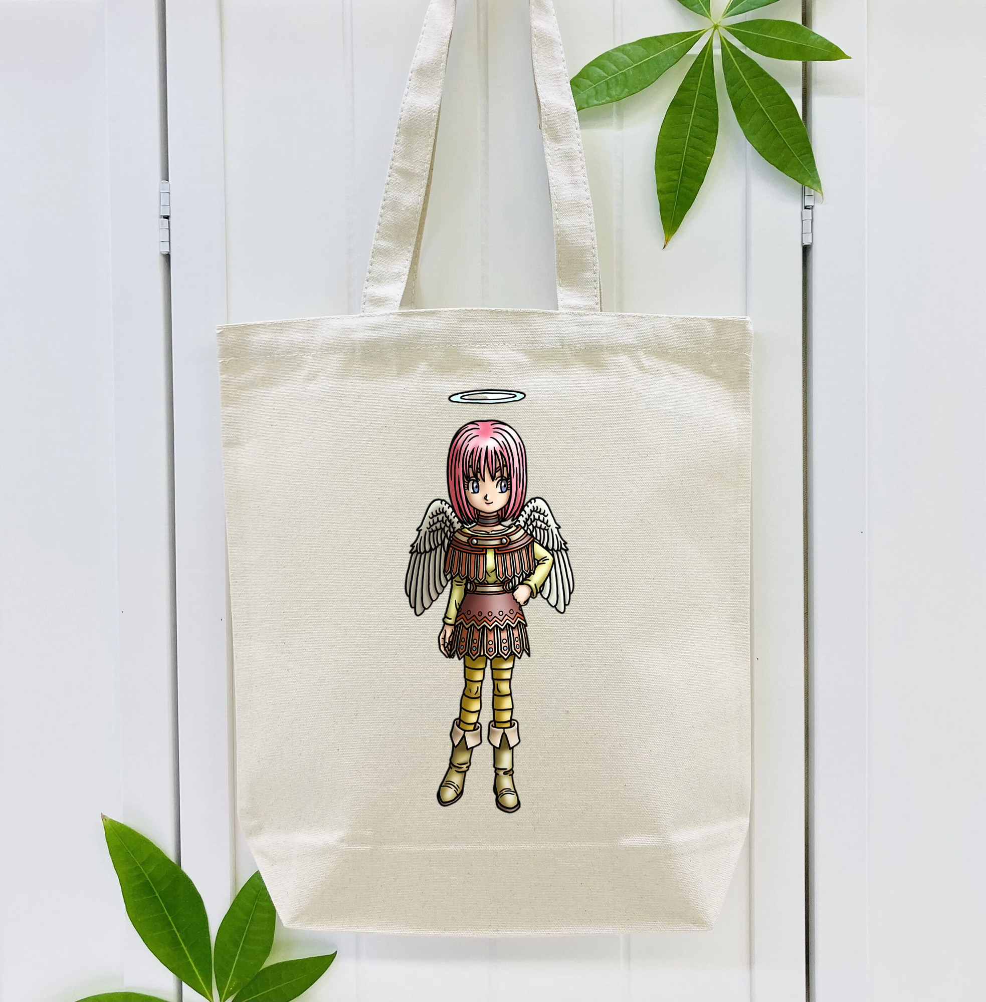 ドラゴンクエスト Doragon Kuesuto Dragon Quest 縦型キャンバス生地手提げバッグ　トートバッグ