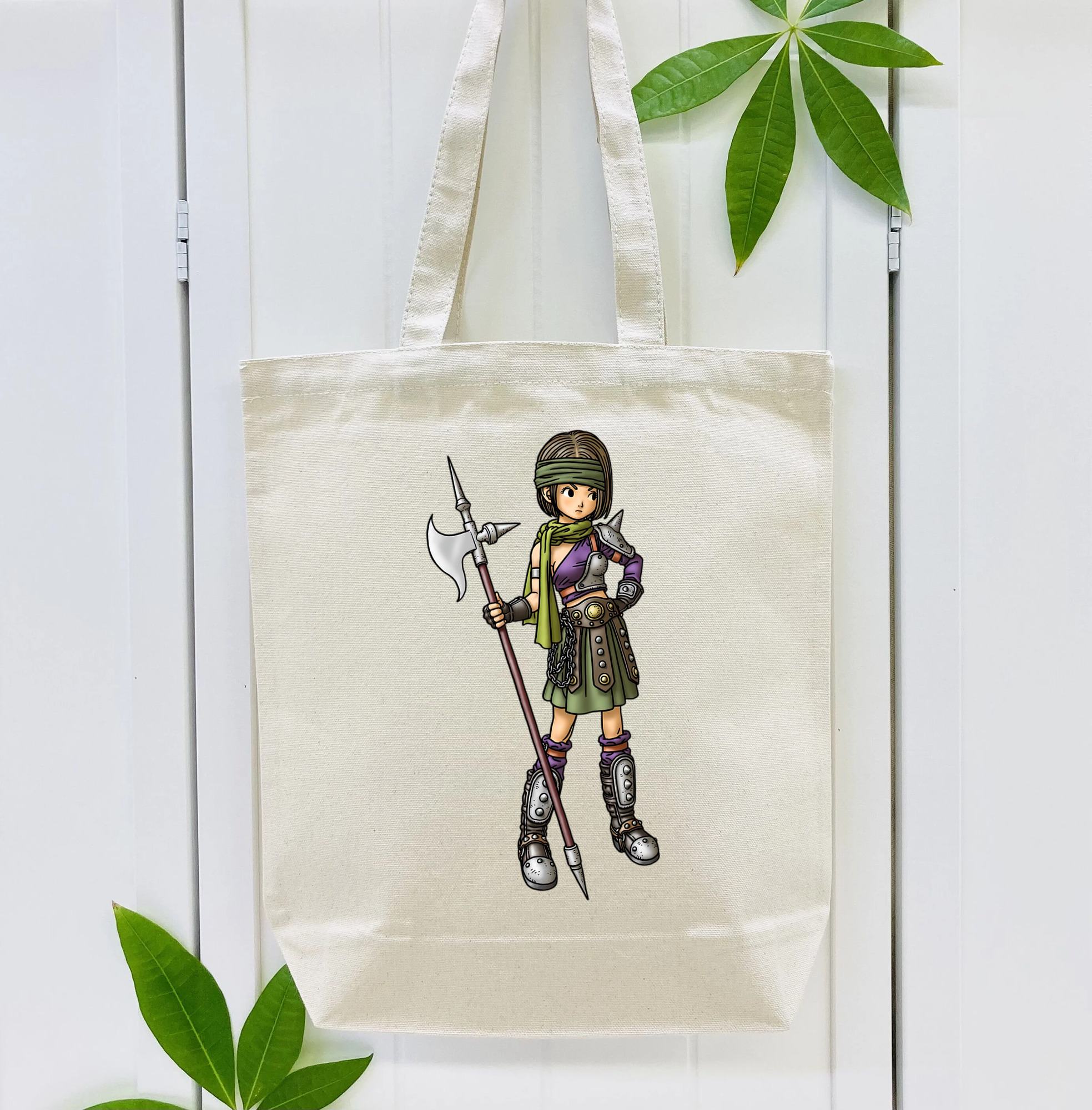 ドラゴンクエスト Doragon Kuesuto Dragon Quest 縦型キャンバス生地手提げバッグ　トートバッグ