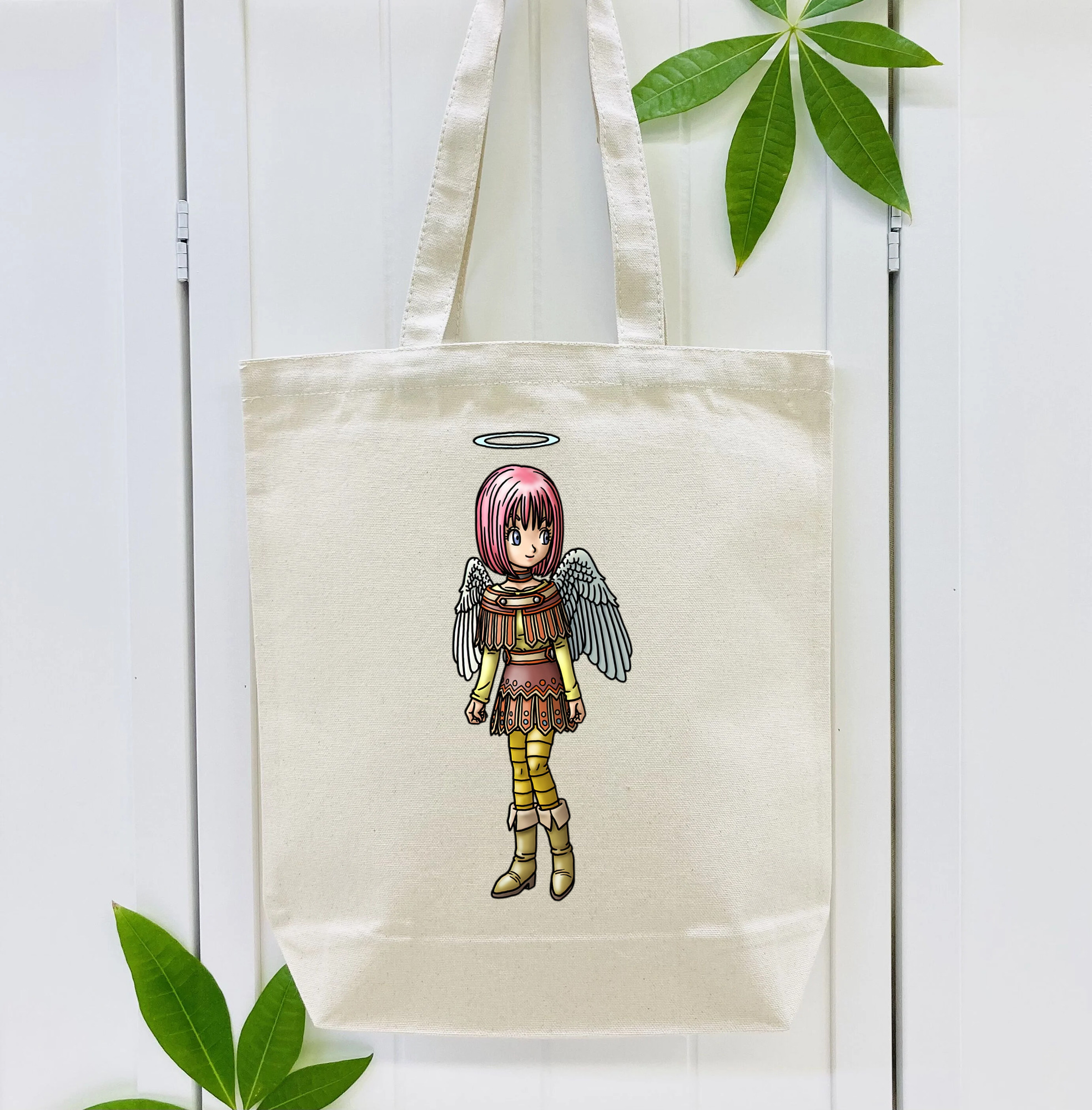 ドラゴンクエスト Doragon Kuesuto Dragon Quest 縦型キャンバス生地手提げバッグ　トートバッグ