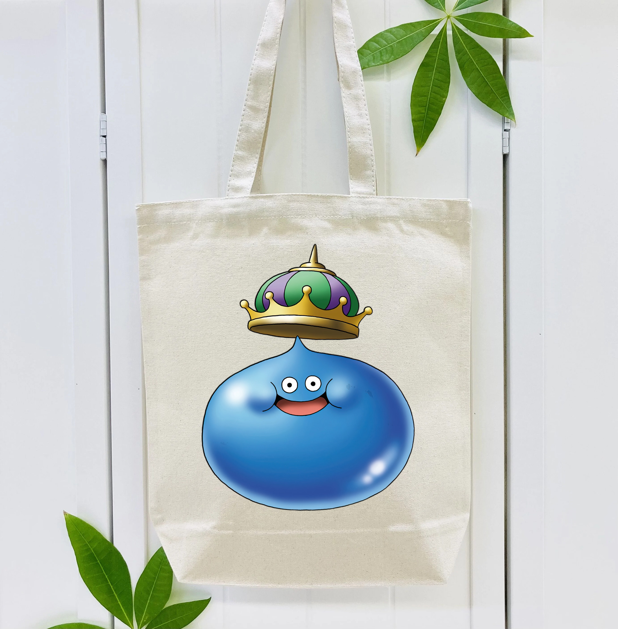 ドラゴンクエスト Doragon Kuesuto Dragon Quest 縦型キャンバス生地手提げバッグ　トートバッグ