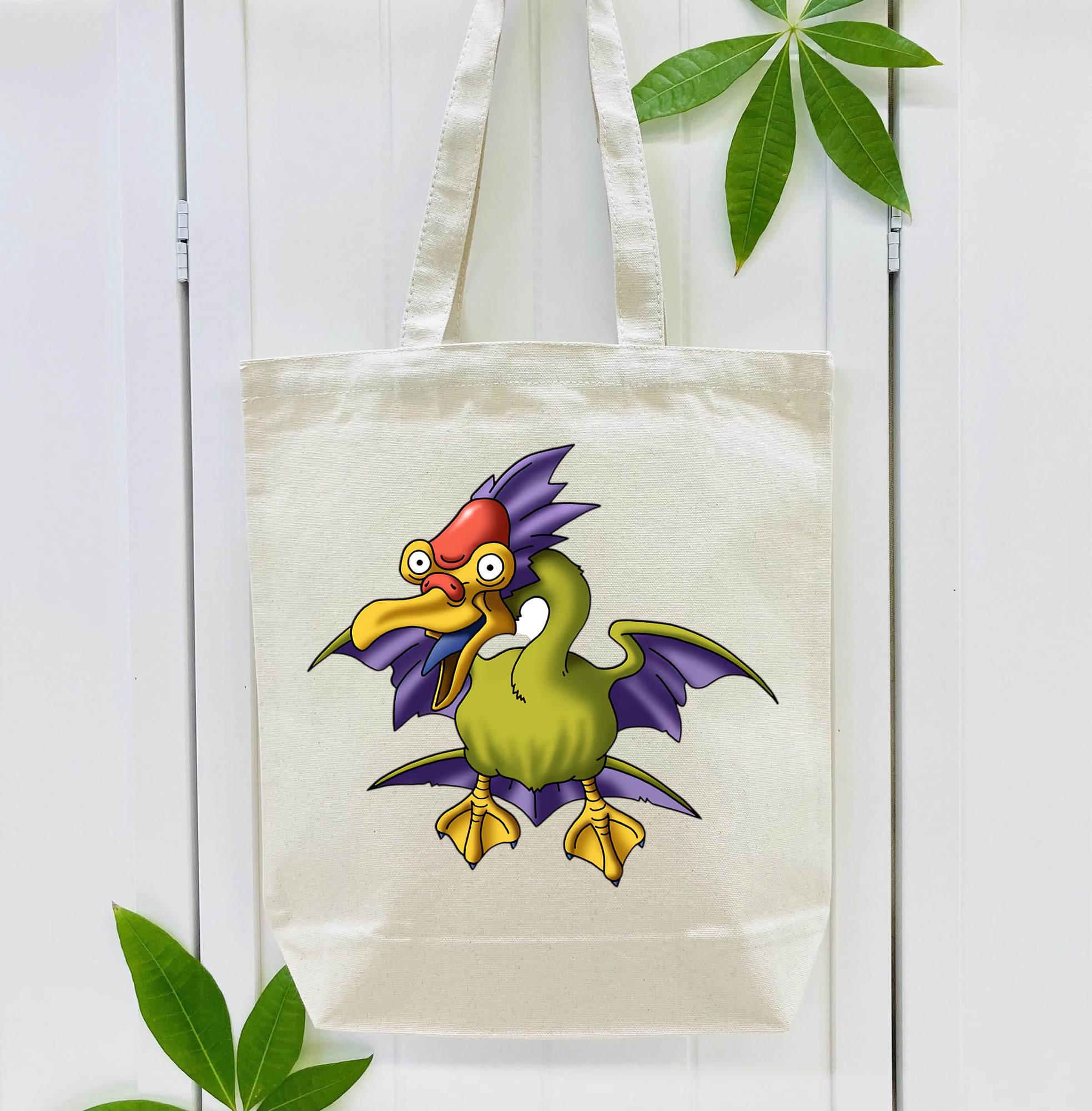 ドラゴンクエスト Doragon Kuesuto Dragon Quest 縦型キャンバス生地手提げバッグ　トートバッグ
