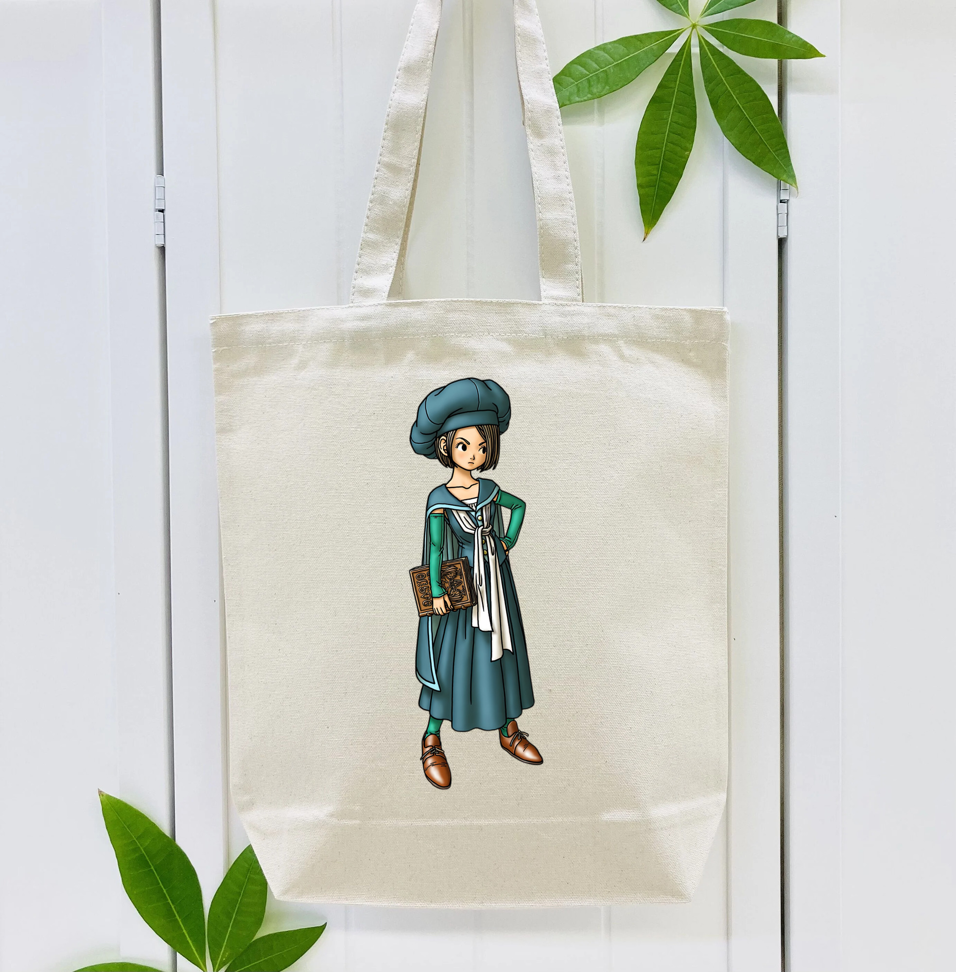 ドラゴンクエスト Doragon Kuesuto Dragon Quest 縦型キャンバス生地手提げバッグ　トートバッグ