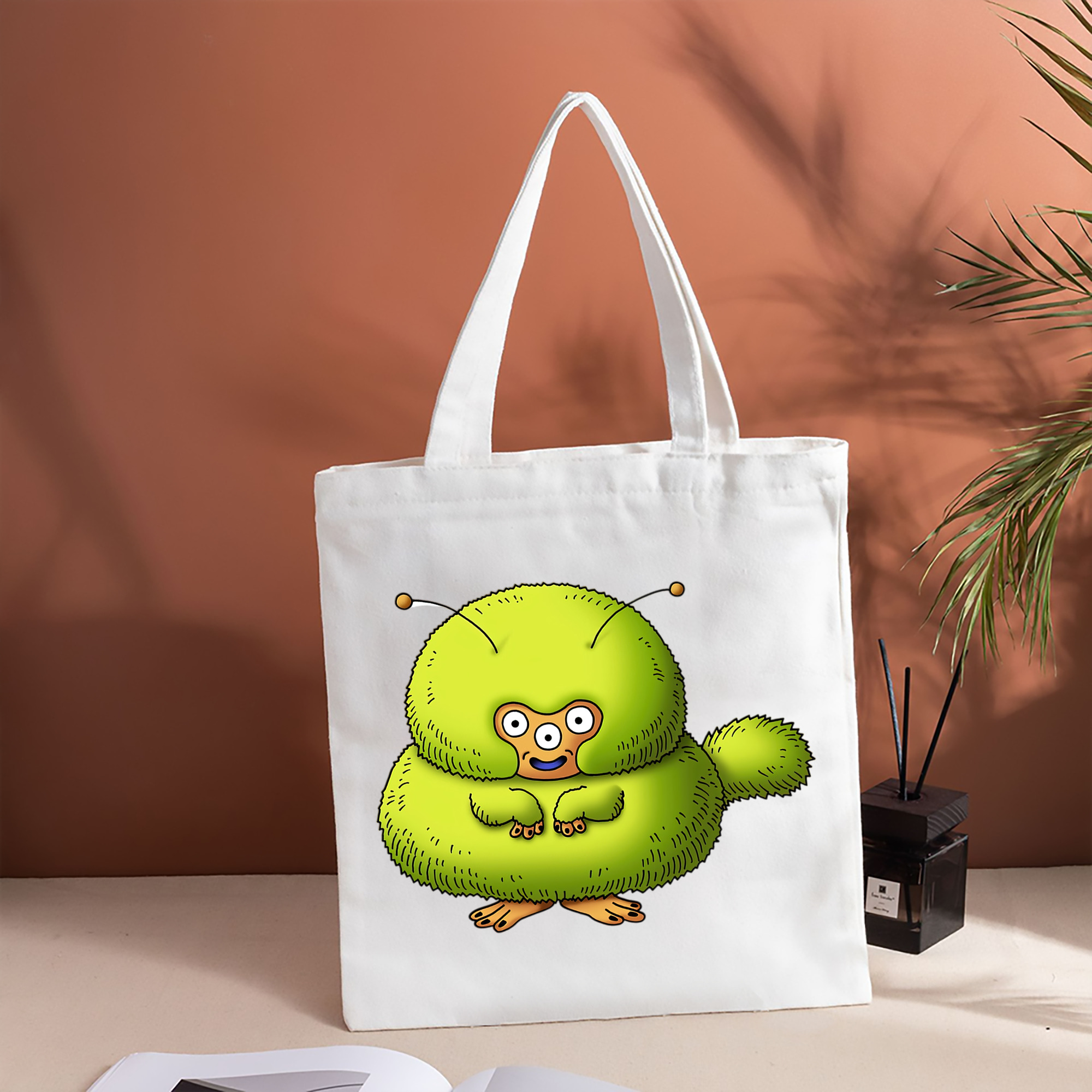 ドラゴンクエスト Doragon Kuesuto Dragon Quest 縦型キャンバス生地手提げバッグ　トートバッグ