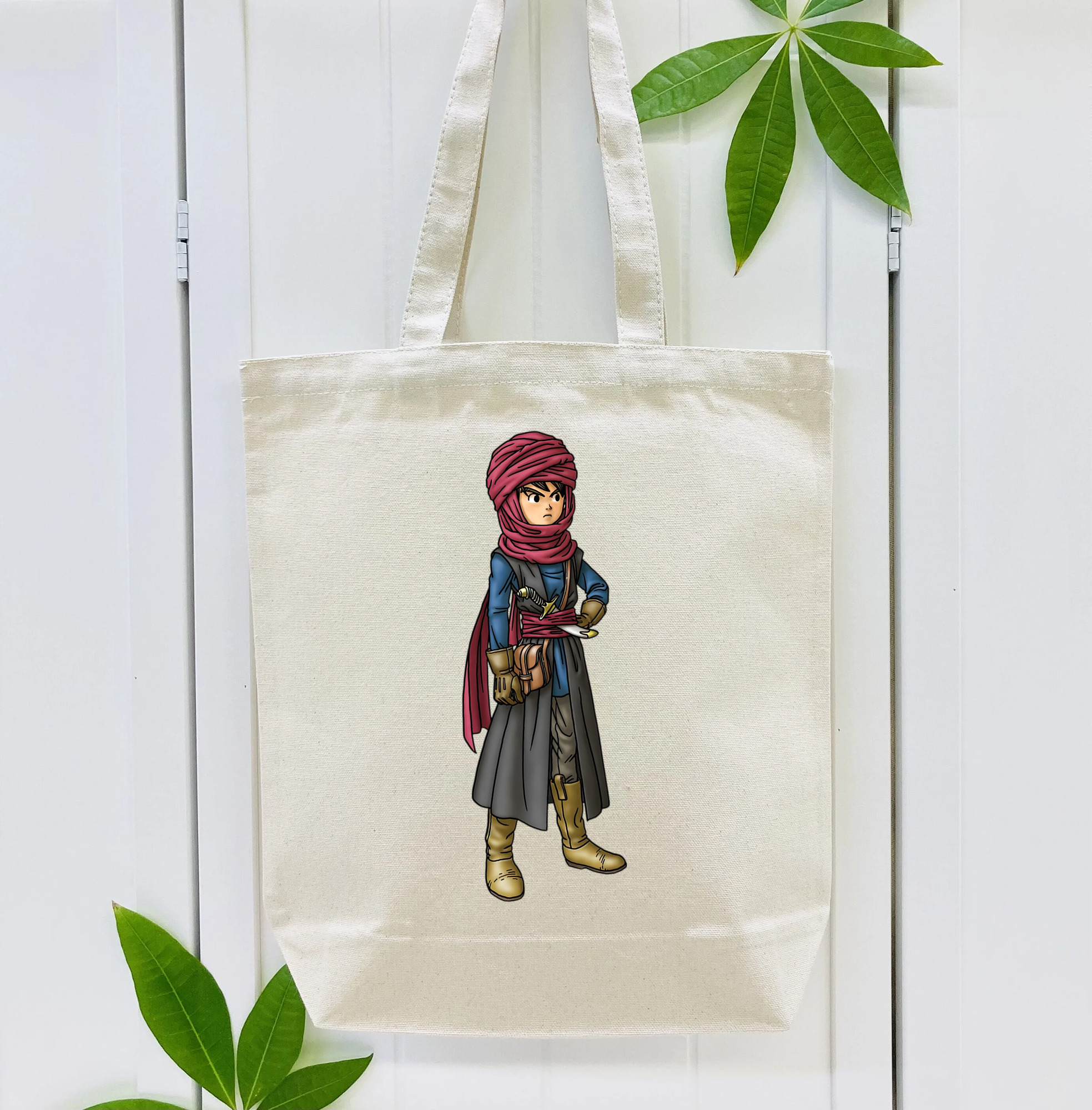 ドラゴンクエスト Doragon Kuesuto Dragon Quest 縦型キャンバス生地手提げバッグ　トートバッグ