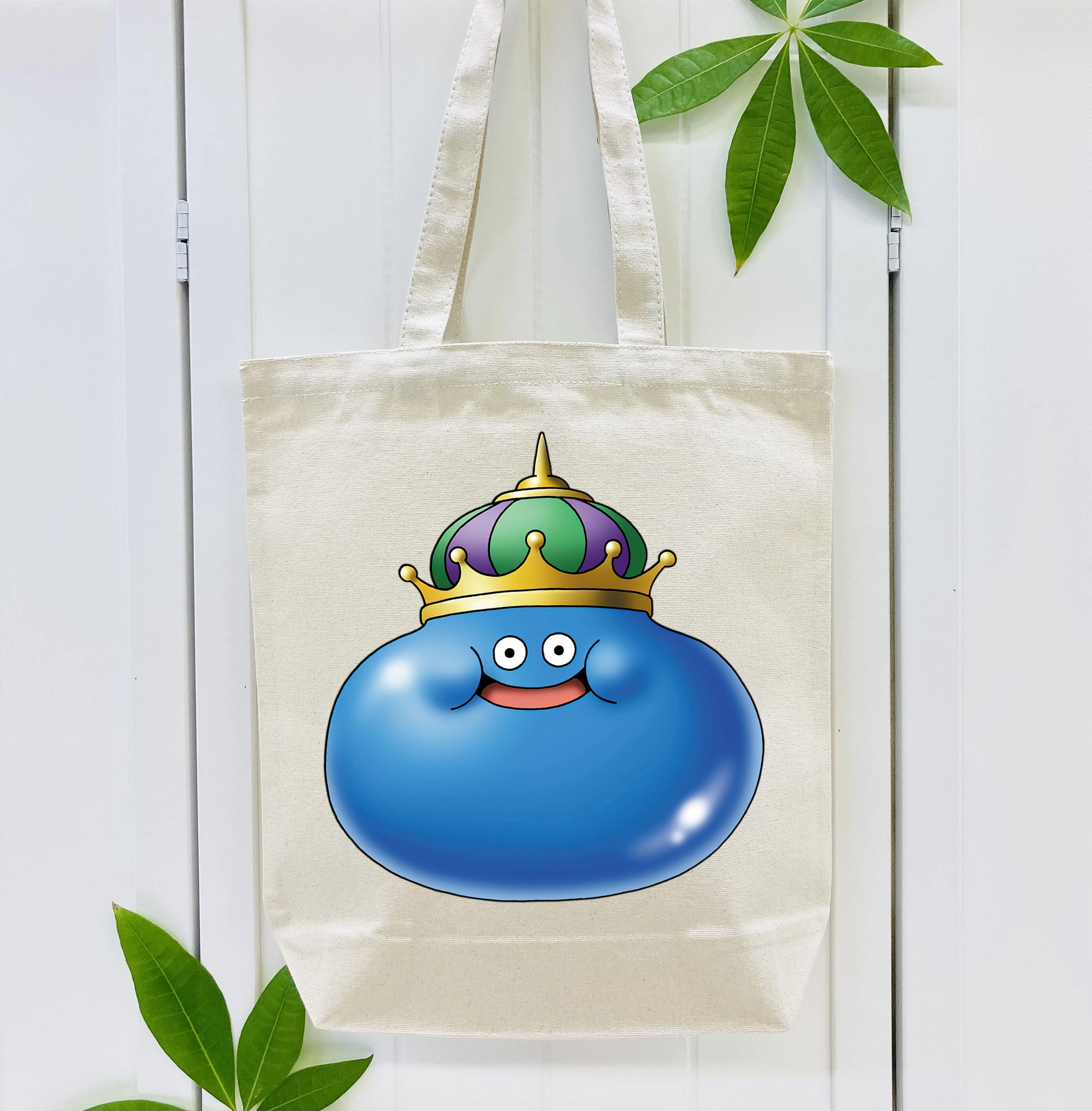 ドラゴンクエスト Doragon Kuesuto Dragon Quest 縦型キャンバス生地手提げバッグ　トートバッグ
