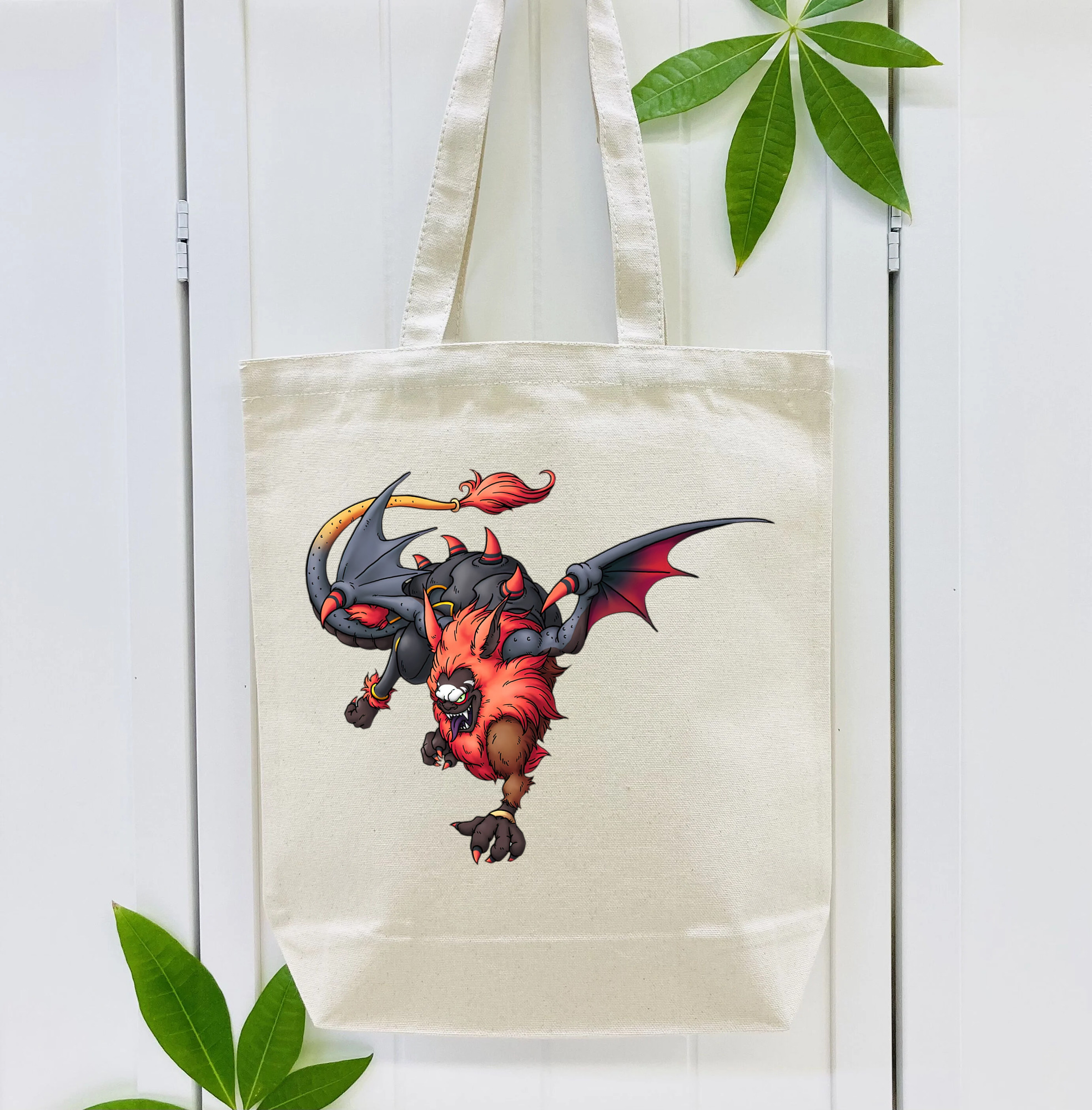 ドラゴンクエスト Doragon Kuesuto Dragon Quest 縦型キャンバス生地手提げバッグ　トートバッグ