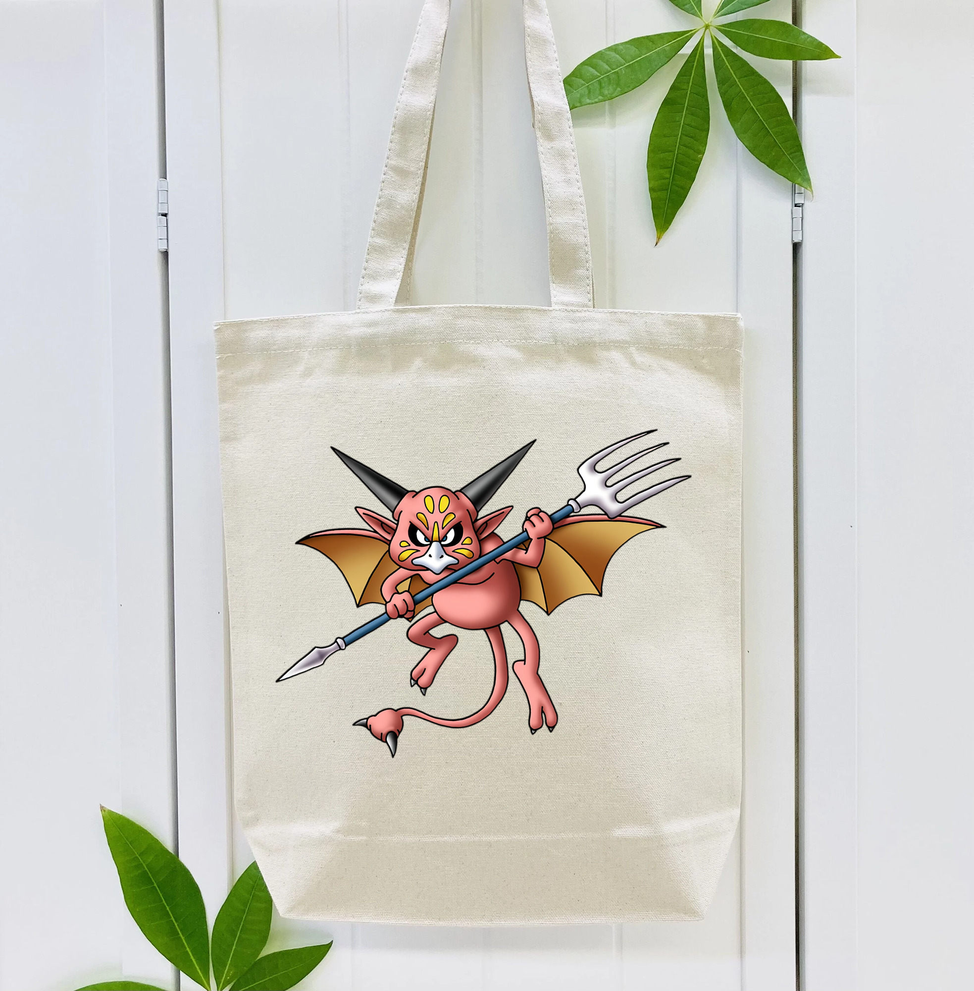 ドラゴンクエスト Doragon Kuesuto Dragon Quest 縦型キャンバス生地手提げバッグ　トートバッグ