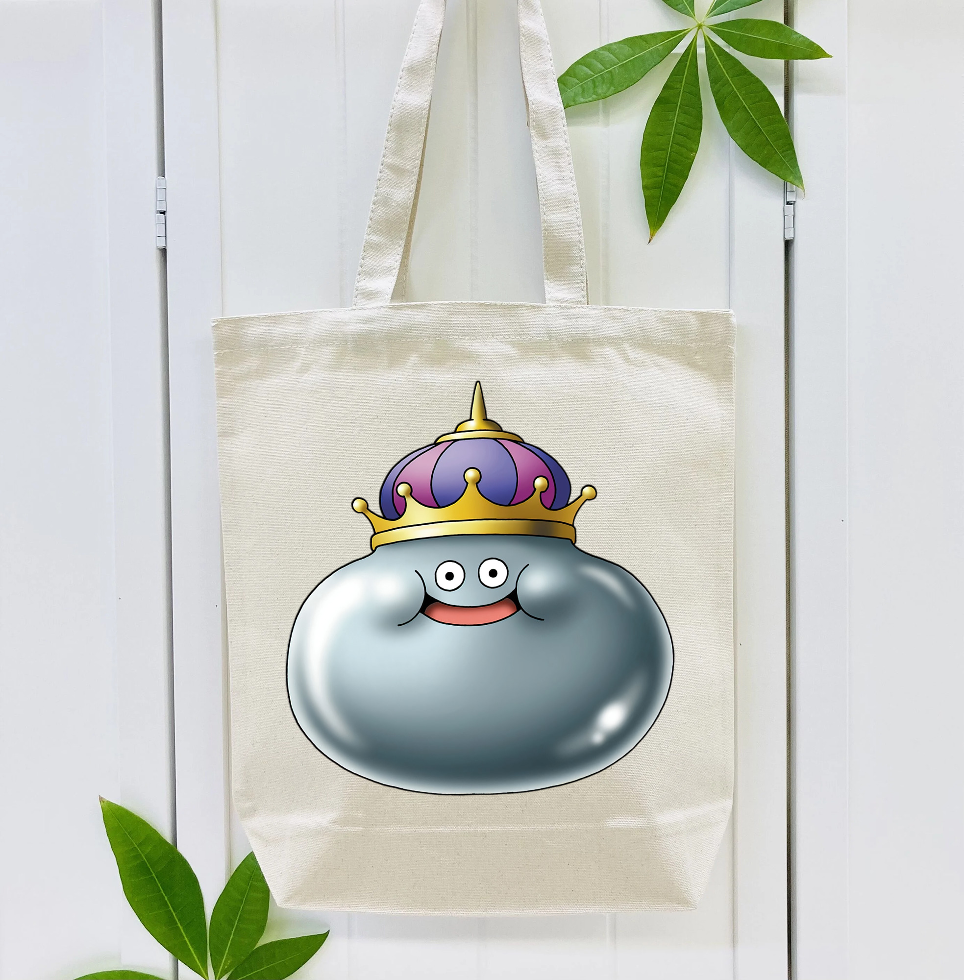 ドラゴンクエスト Doragon Kuesuto Dragon Quest 縦型キャンバス生地手提げバッグ　トートバッグ