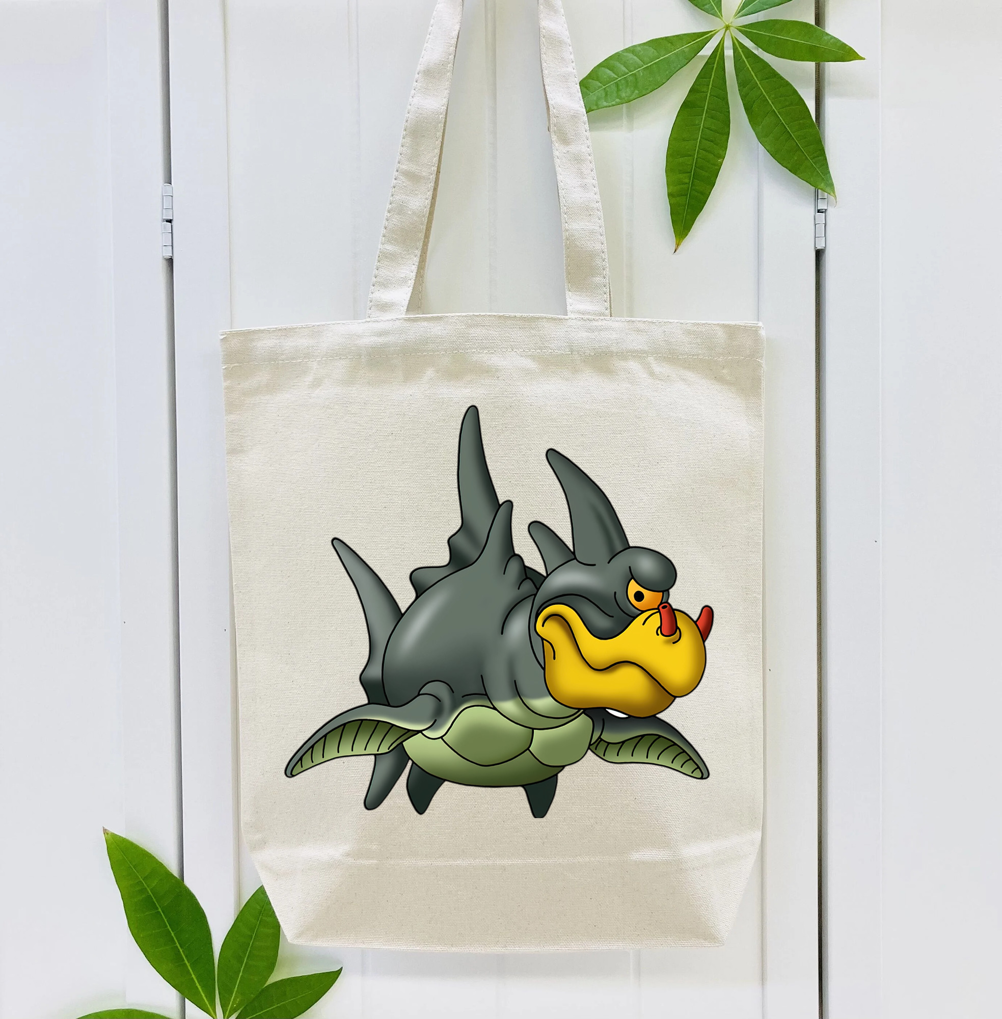 ドラゴンクエスト Doragon Kuesuto Dragon Quest 縦型キャンバス生地手提げバッグ　トートバッグ