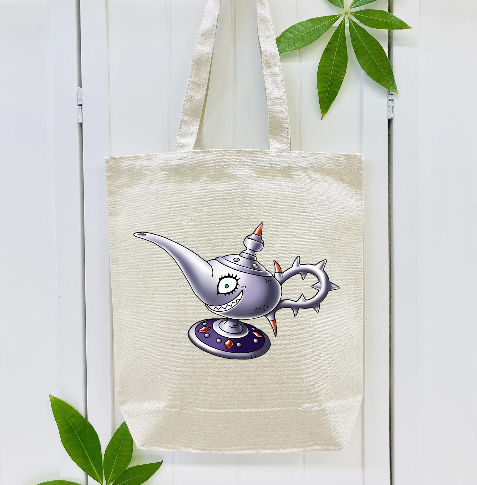 ドラゴンクエスト Doragon Kuesuto Dragon Quest 縦型キャンバス生地手提げバッグ　トートバッグ