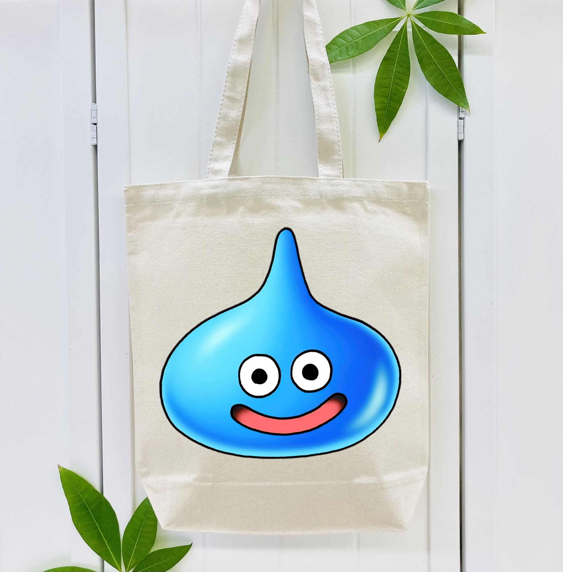 ドラゴンクエスト Doragon Kuesuto Dragon Quest 縦型キャンバス生地手提げバッグ　トートバッグ
