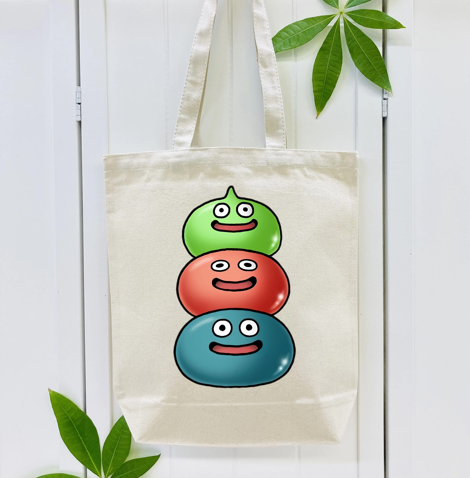 ドラゴンクエスト Doragon Kuesuto Dragon Quest 縦型キャンバス生地手提げバッグ　トートバッグ