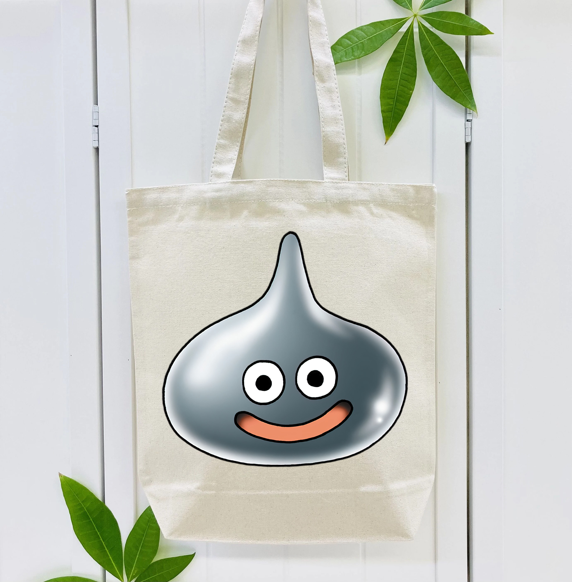 ドラゴンクエスト Doragon Kuesuto Dragon Quest 縦型キャンバス生地手提げバッグ　トートバッグ