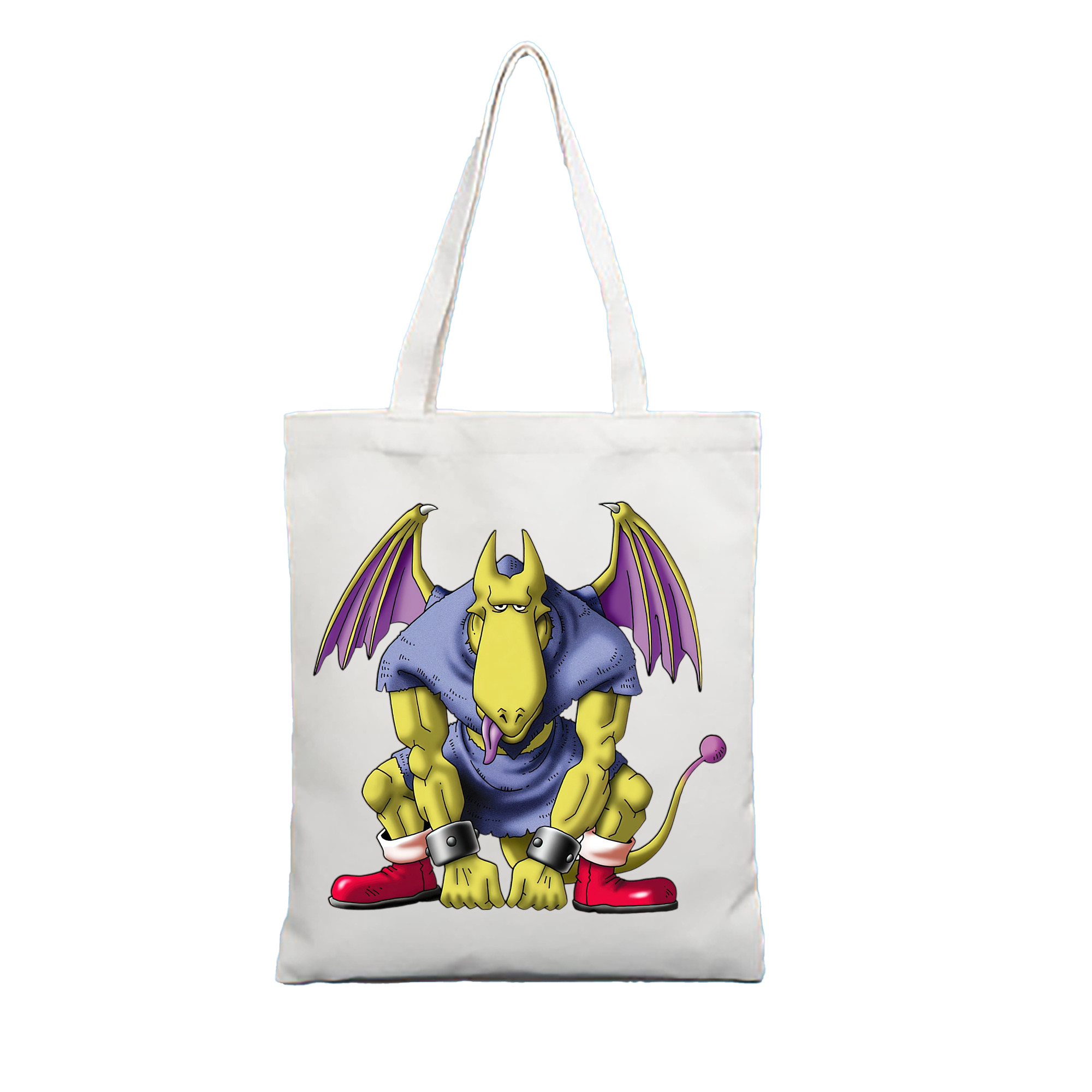 （画像用） ドラゴンクエスト Doragon Kuesuto Dragon Quest 縦型キャンバス生地手提げバッグ　トートバッグ