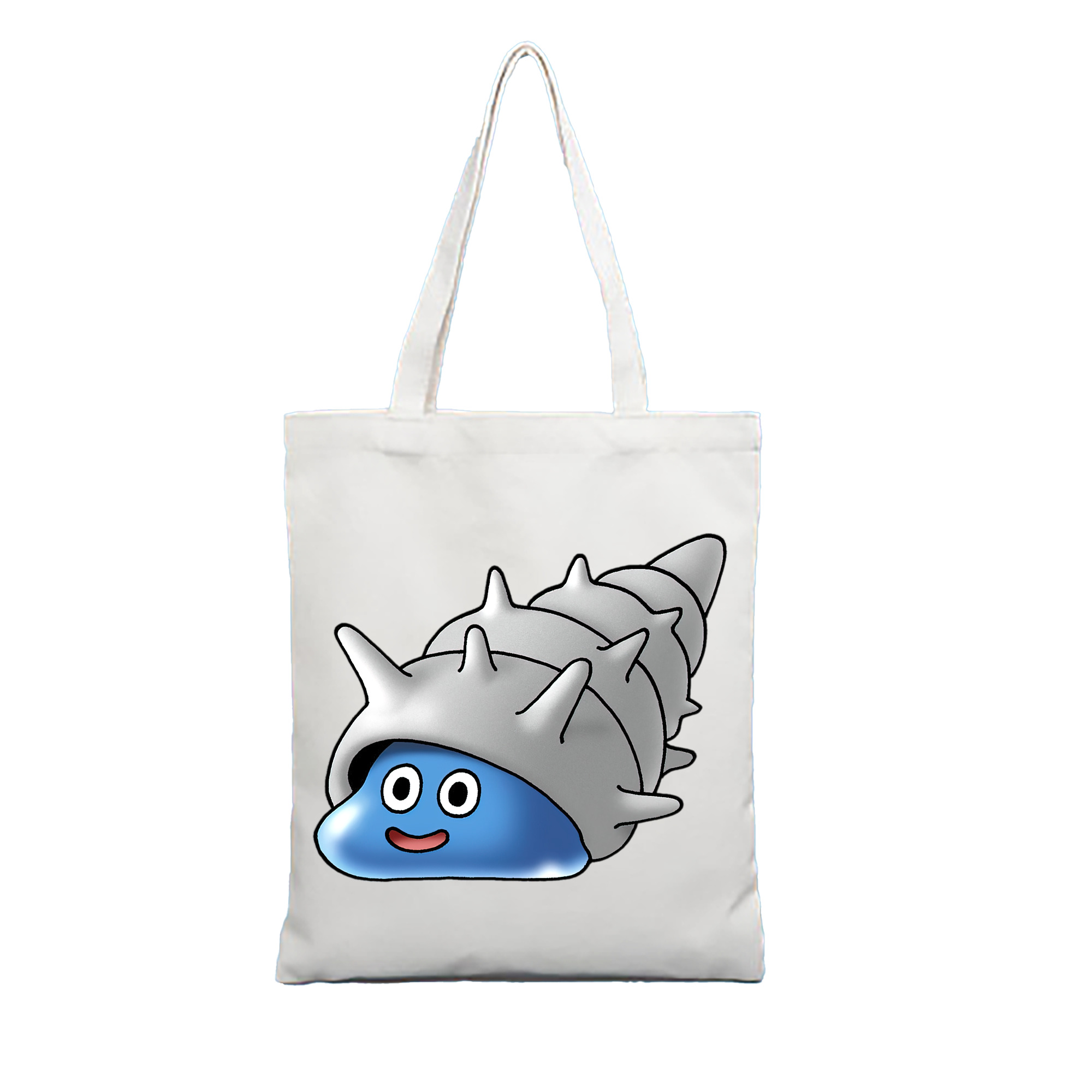 （画像用） ドラゴンクエスト Doragon Kuesuto Dragon Quest 縦型キャンバス生地手提げバッグ　トートバッグ