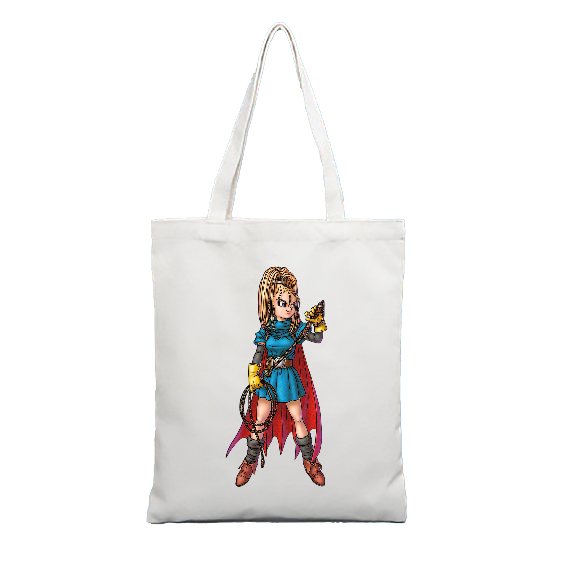 （画像用） ドラゴンクエスト Doragon Kuesuto Dragon Quest 縦型キャンバス生地手提げバッグ　トートバッグ