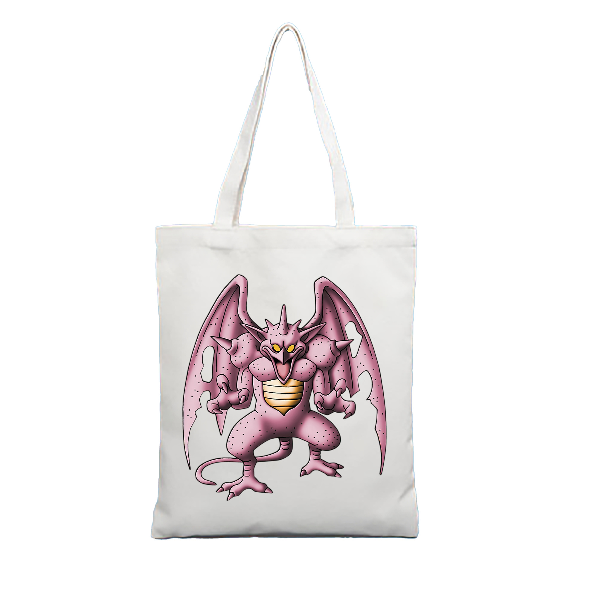 （画像用） ドラゴンクエスト Doragon Kuesuto Dragon Quest 縦型キャンバス生地手提げバッグ　トートバッグ