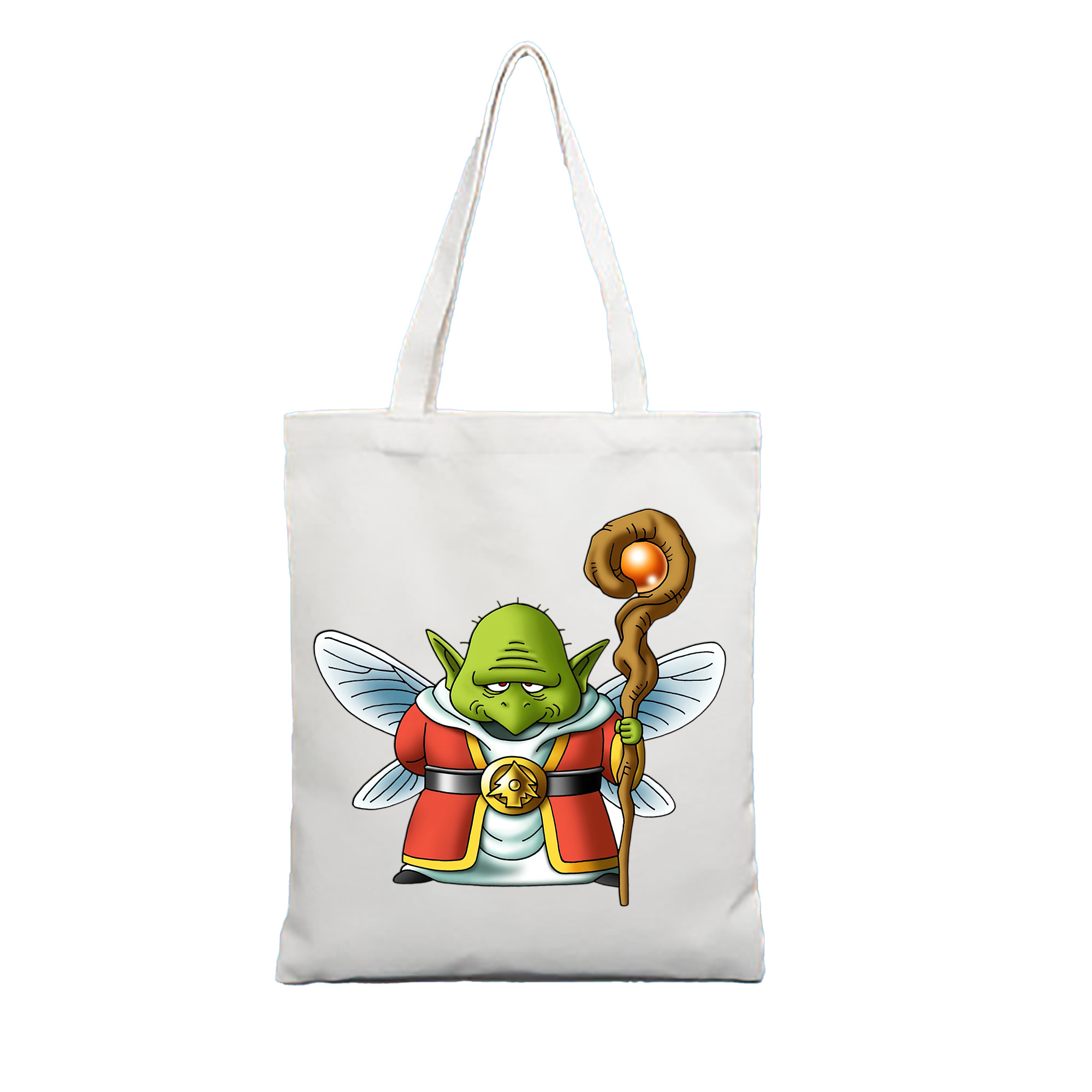（画像用） ドラゴンクエスト Doragon Kuesuto Dragon Quest 縦型キャンバス生地手提げバッグ　トートバッグ