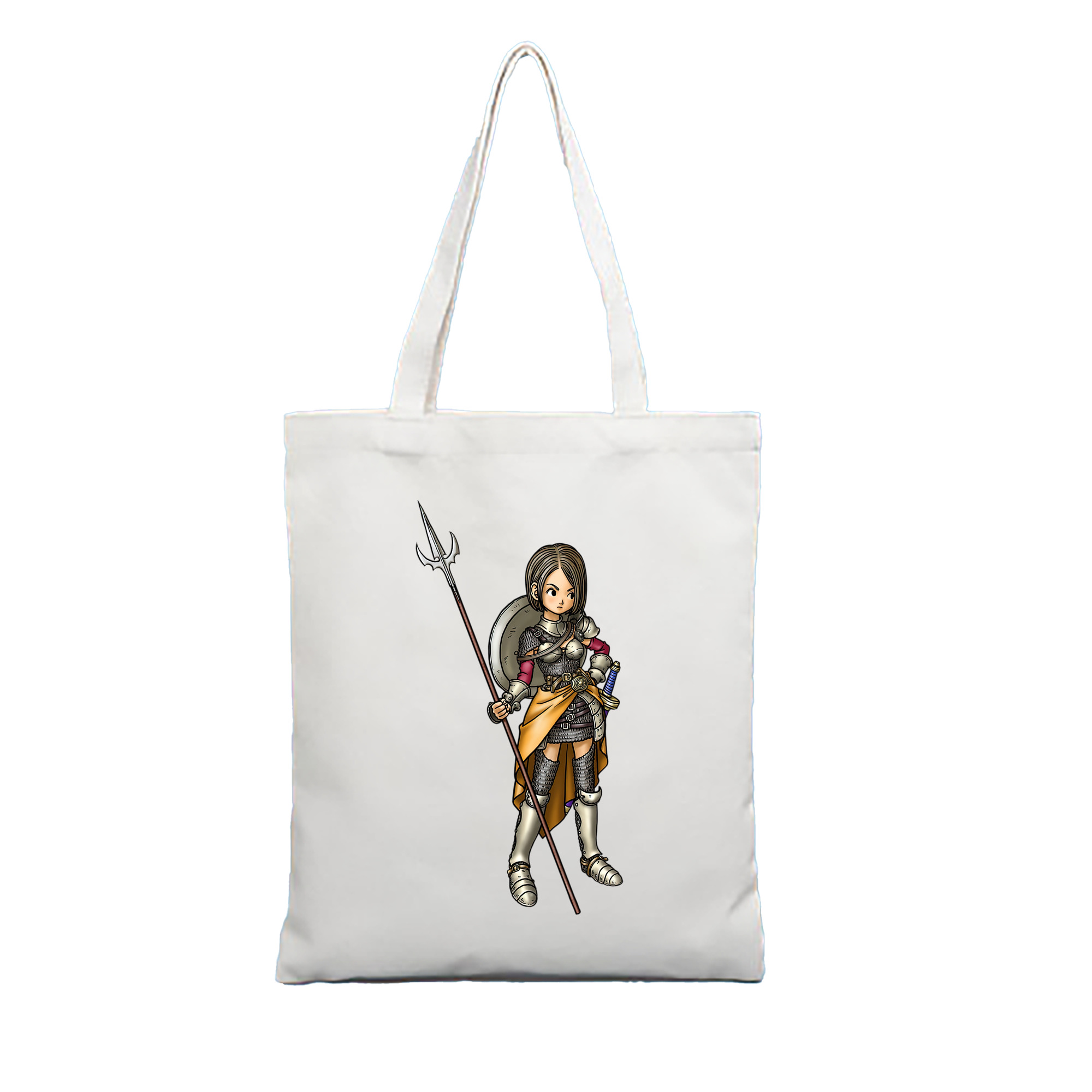 （画像用） ドラゴンクエスト Doragon Kuesuto Dragon Quest 縦型キャンバス生地手提げバッグ　トートバッグ