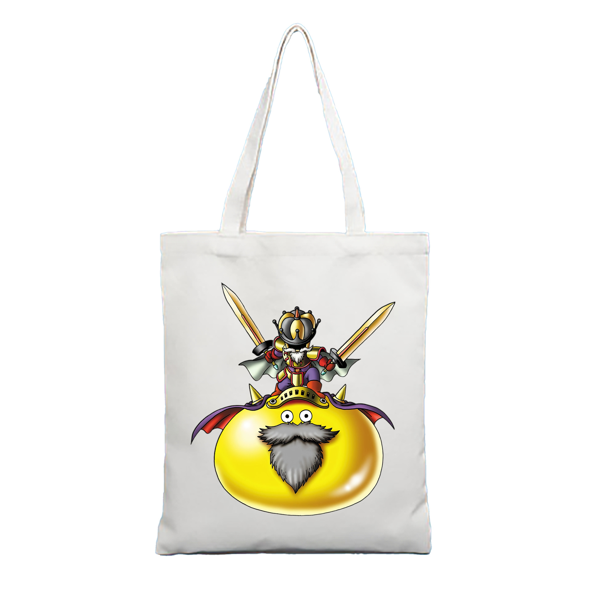 （画像用） ドラゴンクエスト Doragon Kuesuto Dragon Quest 縦型キャンバス生地手提げバッグ　トートバッグ