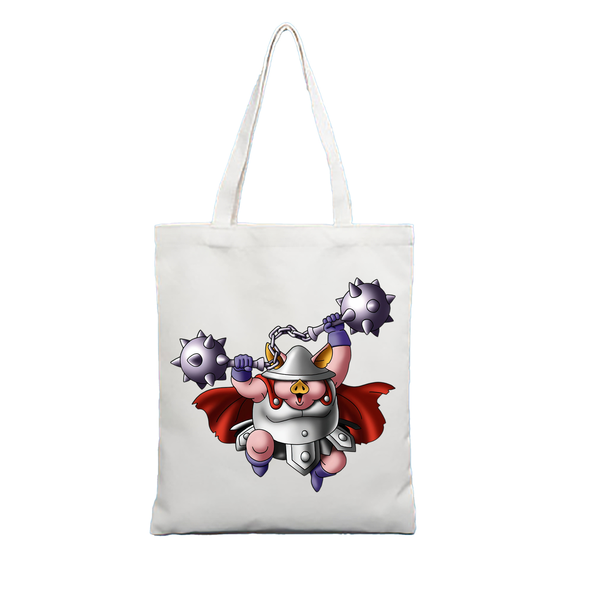 （画像用） ドラゴンクエスト Doragon Kuesuto Dragon Quest 縦型キャンバス生地手提げバッグ　トートバッグ