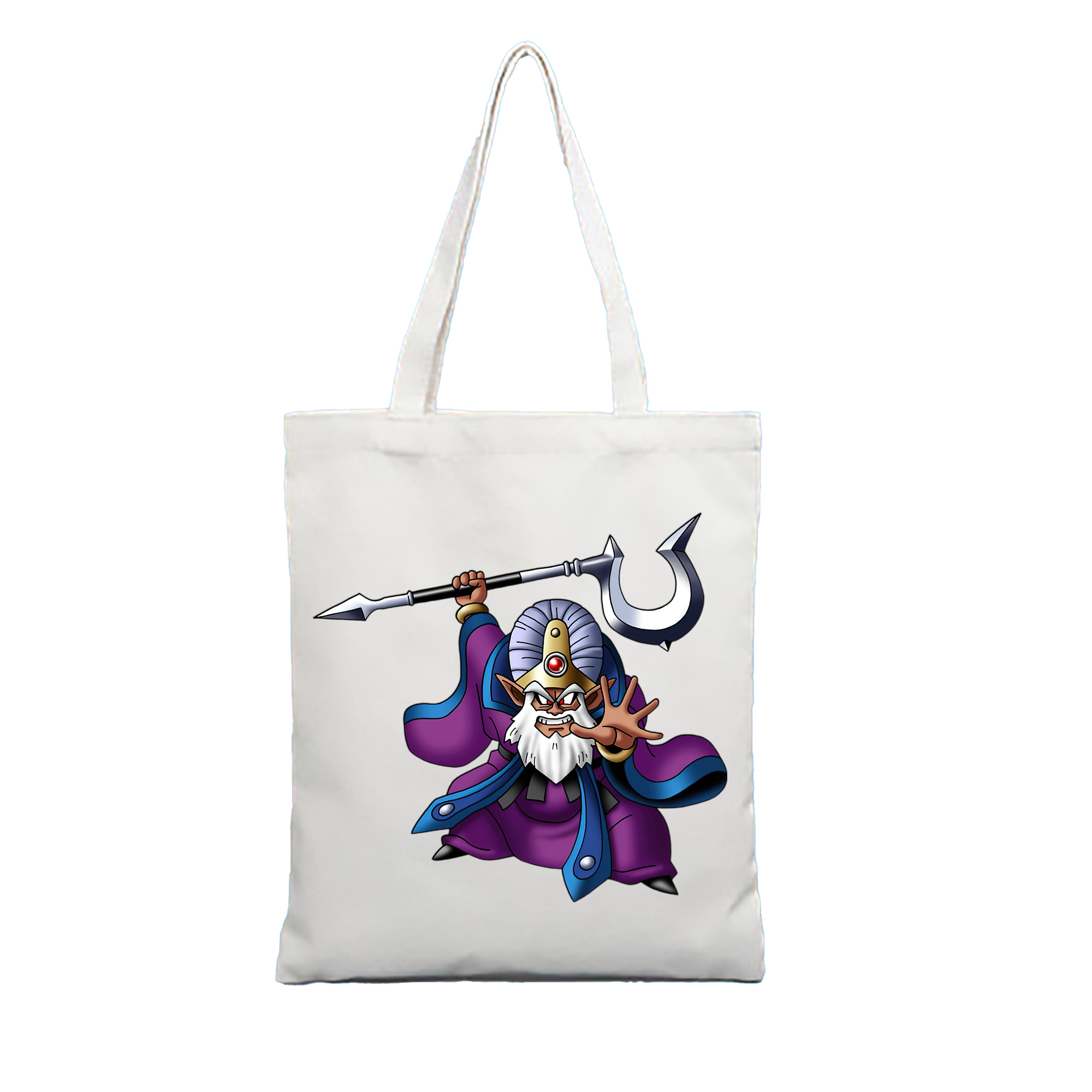 （画像用） ドラゴンクエスト Doragon Kuesuto Dragon Quest 縦型キャンバス生地手提げバッグ　トートバッグ