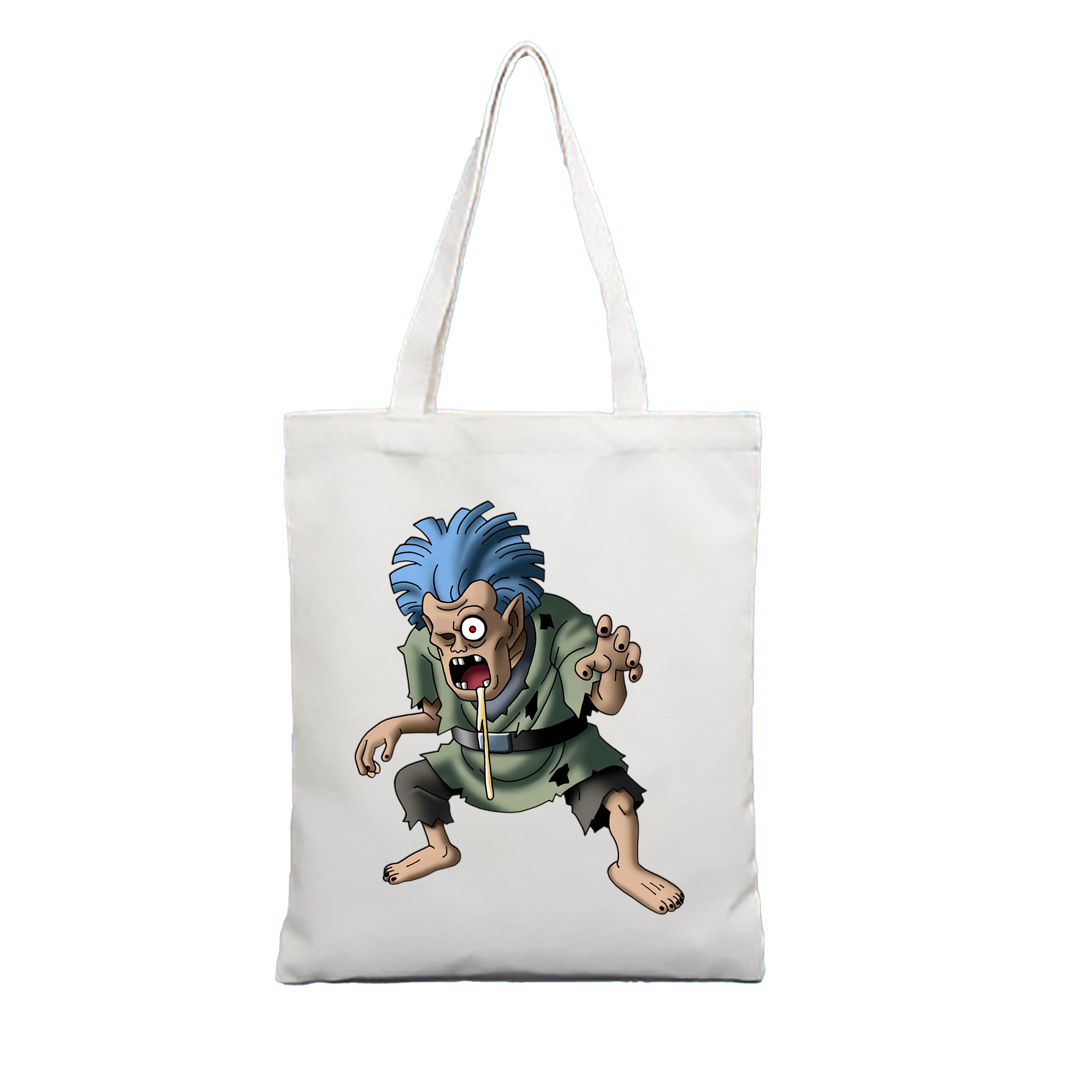 （画像用） ドラゴンクエスト Doragon Kuesuto Dragon Quest 縦型キャンバス生地手提げバッグ　トートバッグ
