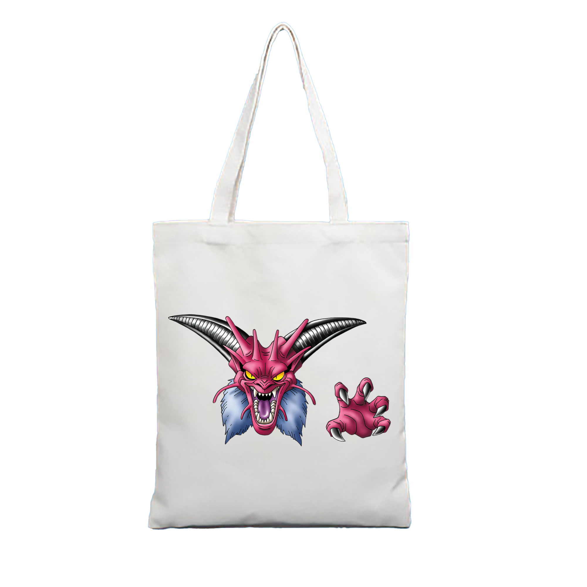 （画像用） ドラゴンクエスト Doragon Kuesuto Dragon Quest 縦型キャンバス生地手提げバッグ　トートバッグ