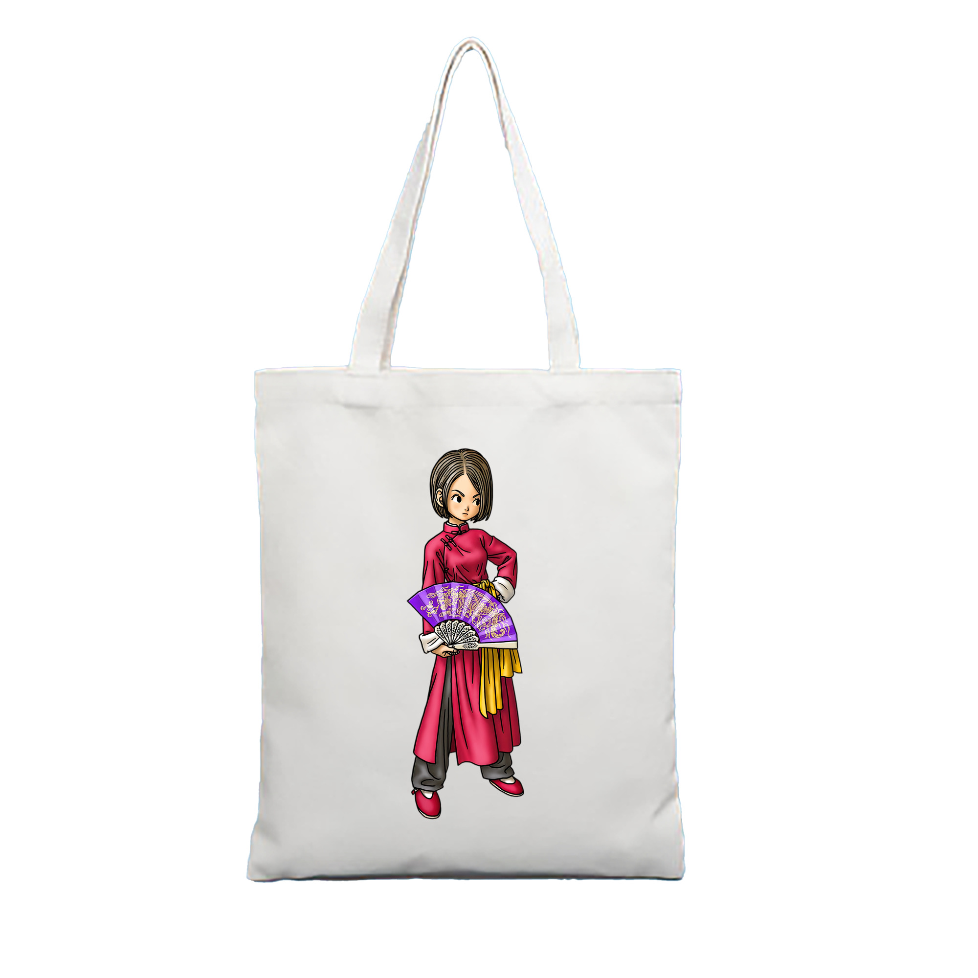 （画像用） ドラゴンクエスト Doragon Kuesuto Dragon Quest 縦型キャンバス生地手提げバッグ　トートバッグ