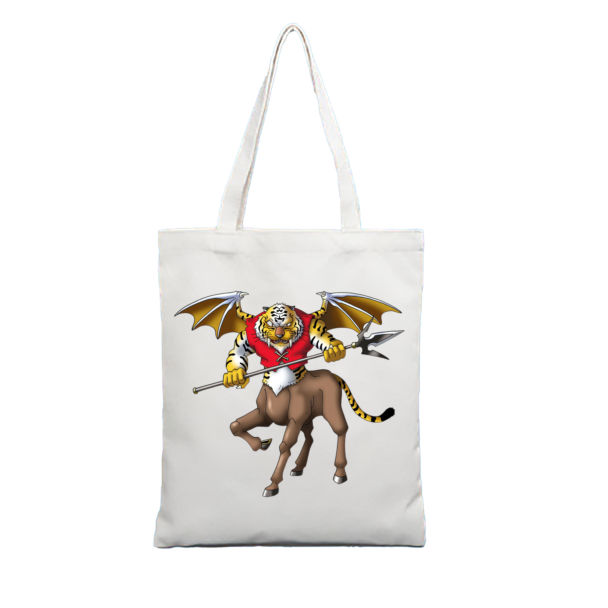 （画像用） ドラゴンクエスト Doragon Kuesuto Dragon Quest 縦型キャンバス生地手提げバッグ　トートバッグ