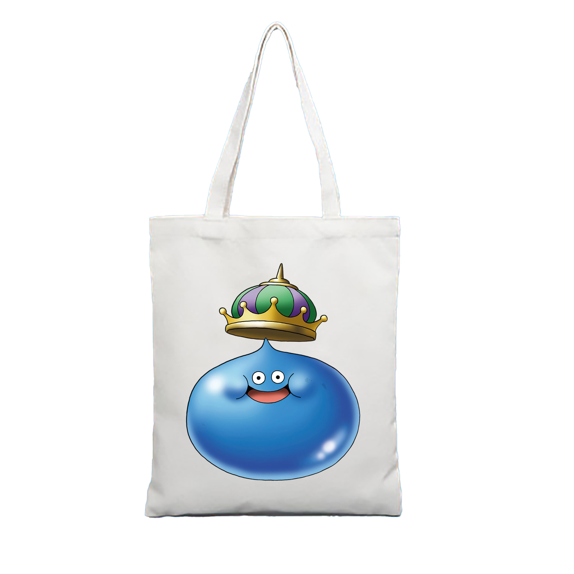 （画像用） ドラゴンクエスト Doragon Kuesuto Dragon Quest 縦型キャンバス生地手提げバッグ　トートバッグ