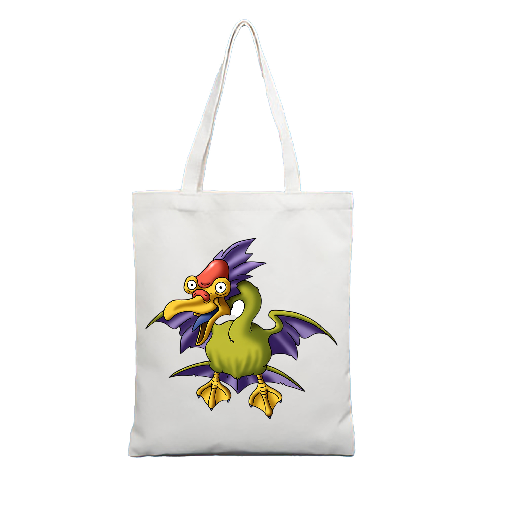 （画像用） ドラゴンクエスト Doragon Kuesuto Dragon Quest 縦型キャンバス生地手提げバッグ　トートバッグ