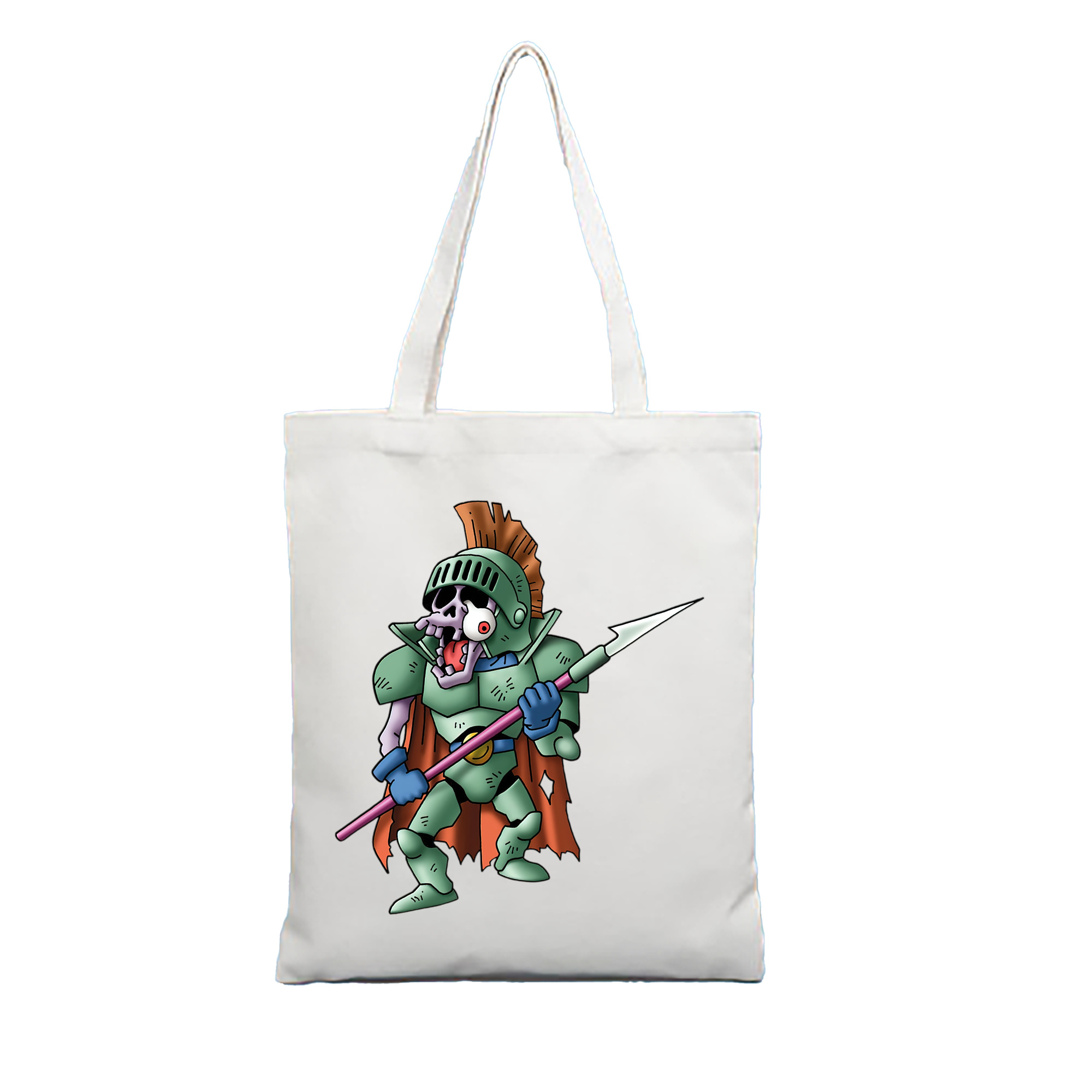 （画像用） ドラゴンクエスト Doragon Kuesuto Dragon Quest 縦型キャンバス生地手提げバッグ　トートバッグ