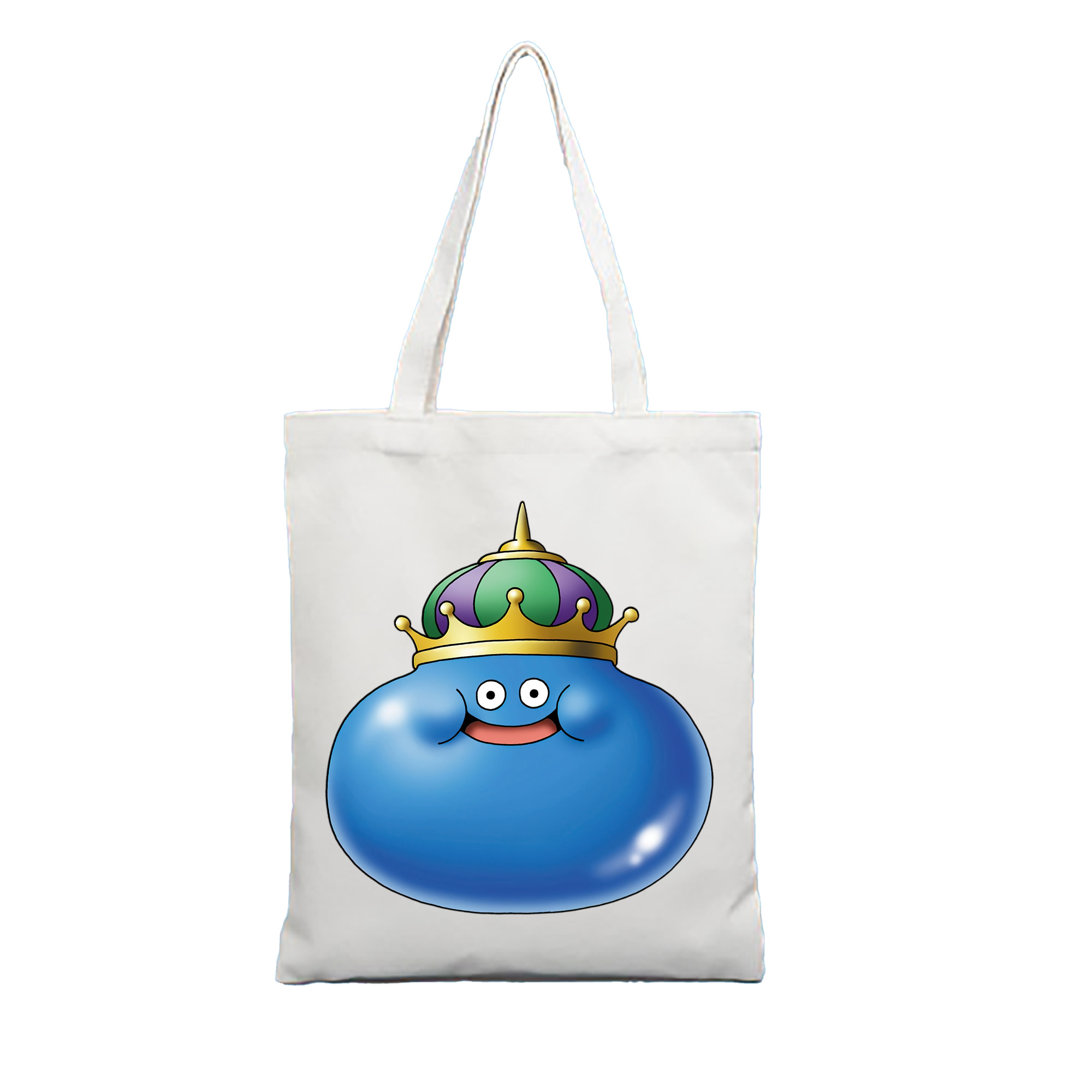 （画像用） ドラゴンクエスト Doragon Kuesuto Dragon Quest 縦型キャンバス生地手提げバッグ　トートバッグ