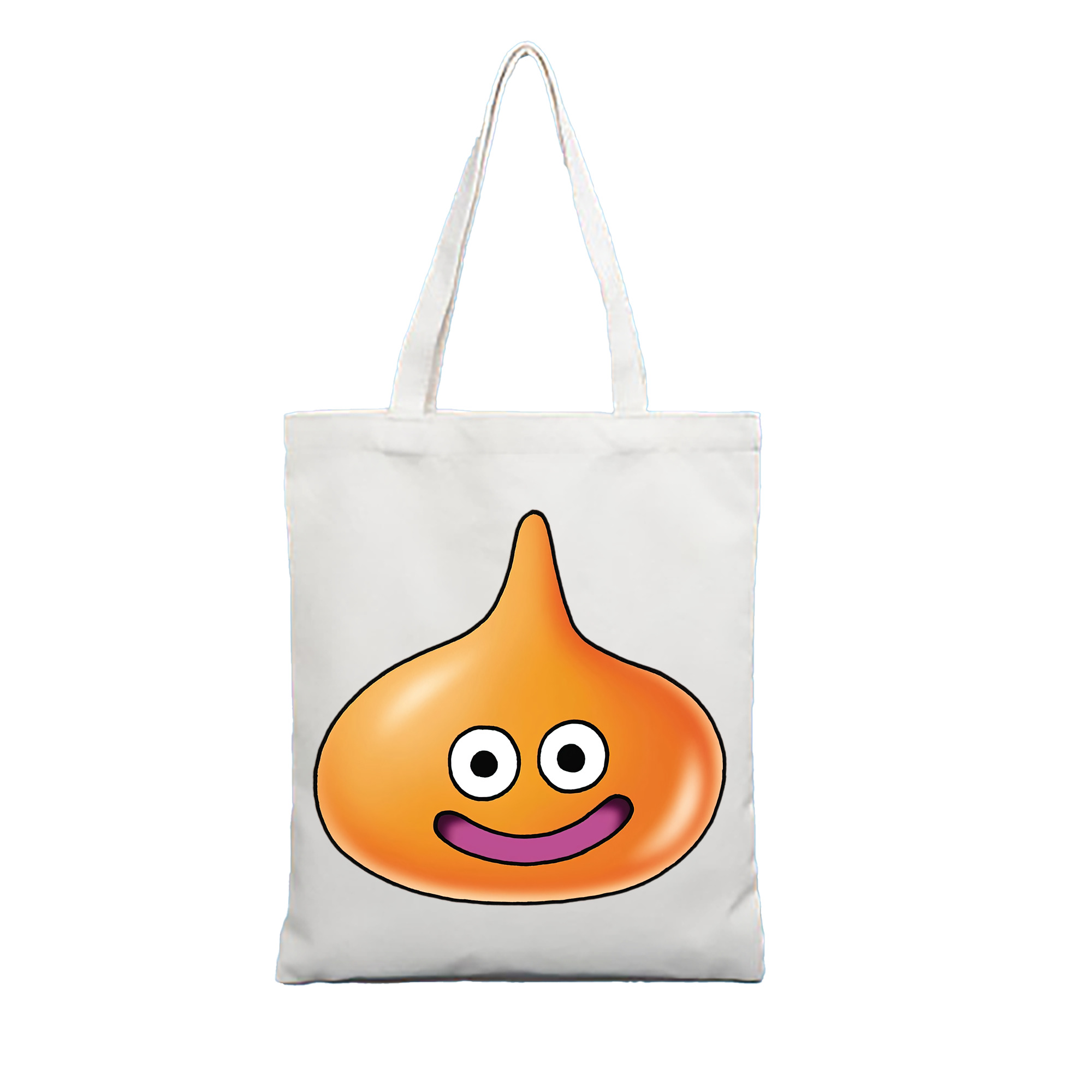 （画像用） ドラゴンクエスト Doragon Kuesuto Dragon Quest 縦型キャンバス生地手提げバッグ　トートバッグ