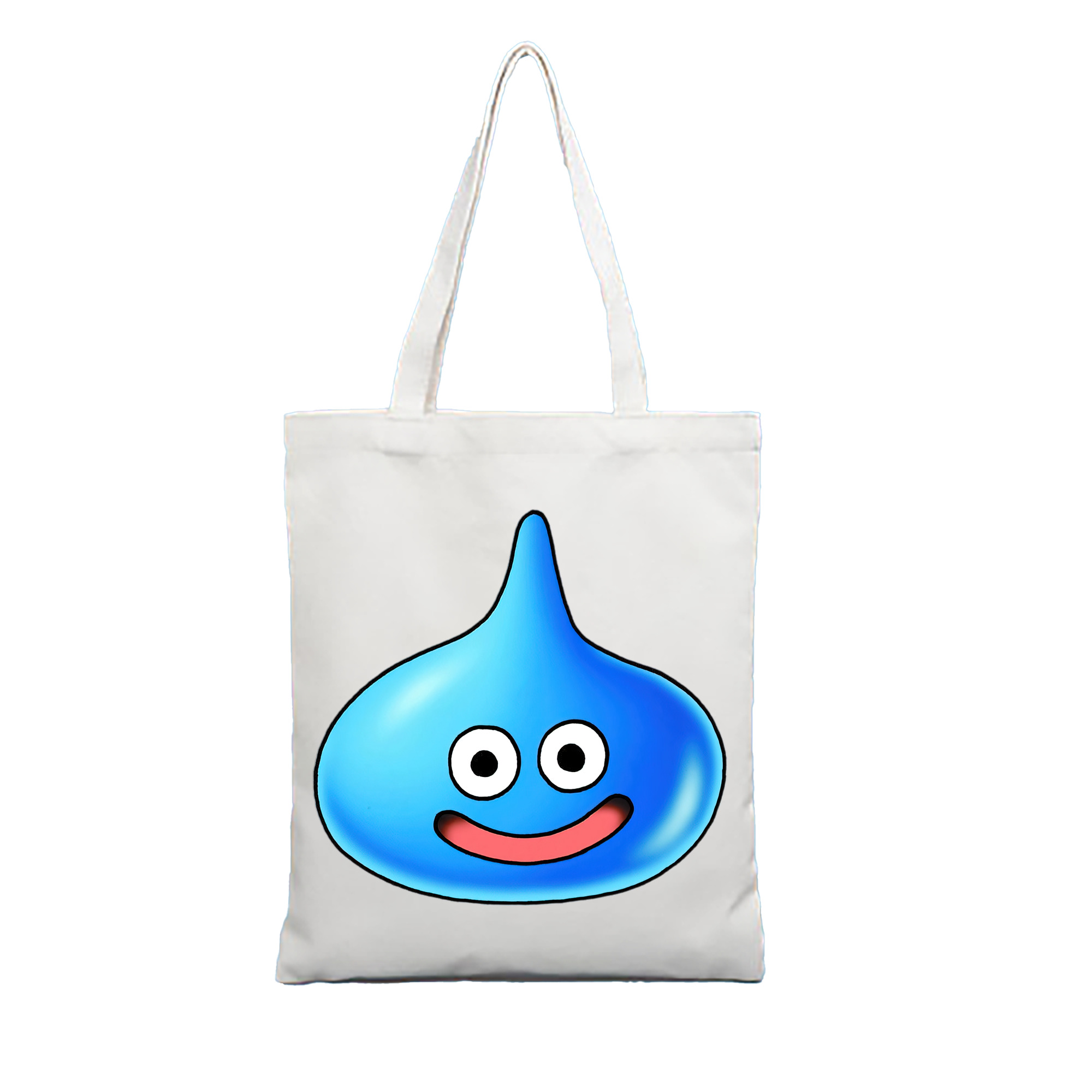 （画像用） ドラゴンクエスト Doragon Kuesuto Dragon Quest 縦型キャンバス生地手提げバッグ　トートバッグ