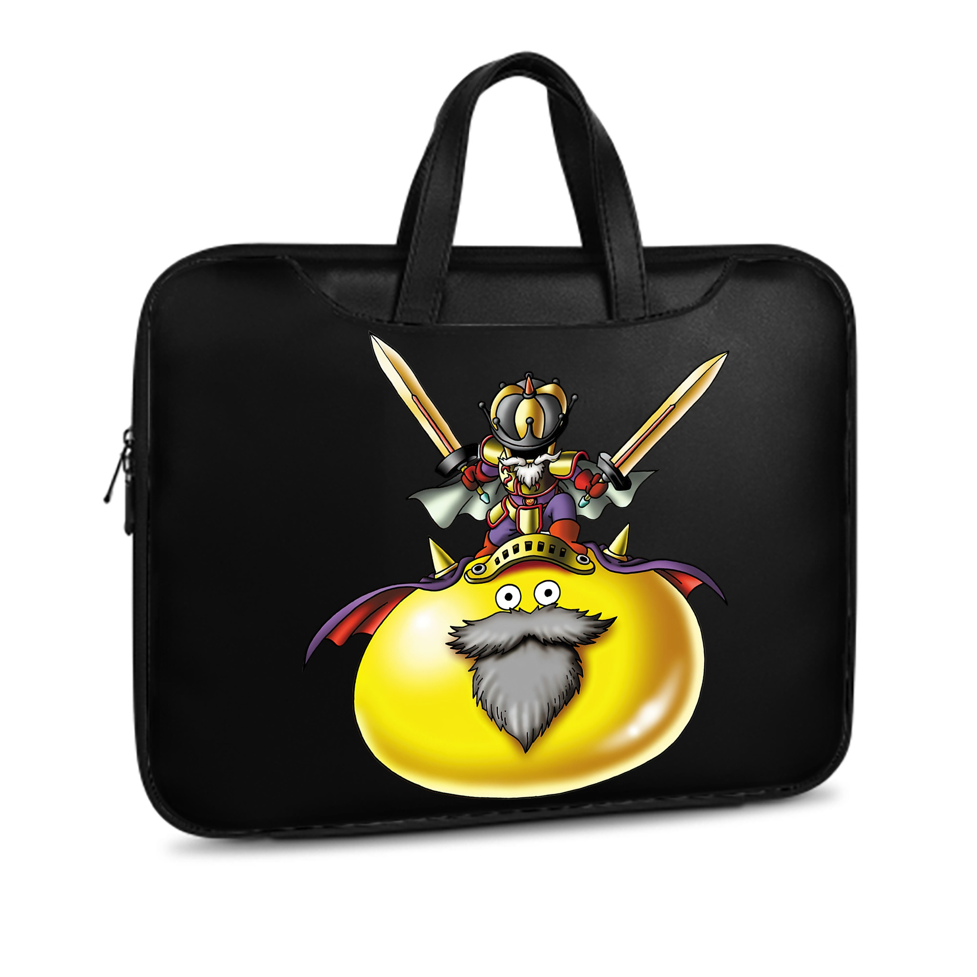 （画像用） ドラゴンクエスト Doragon Kuesuto Dragon Quest レザーラップトップバッグ　ノートパソコンケース